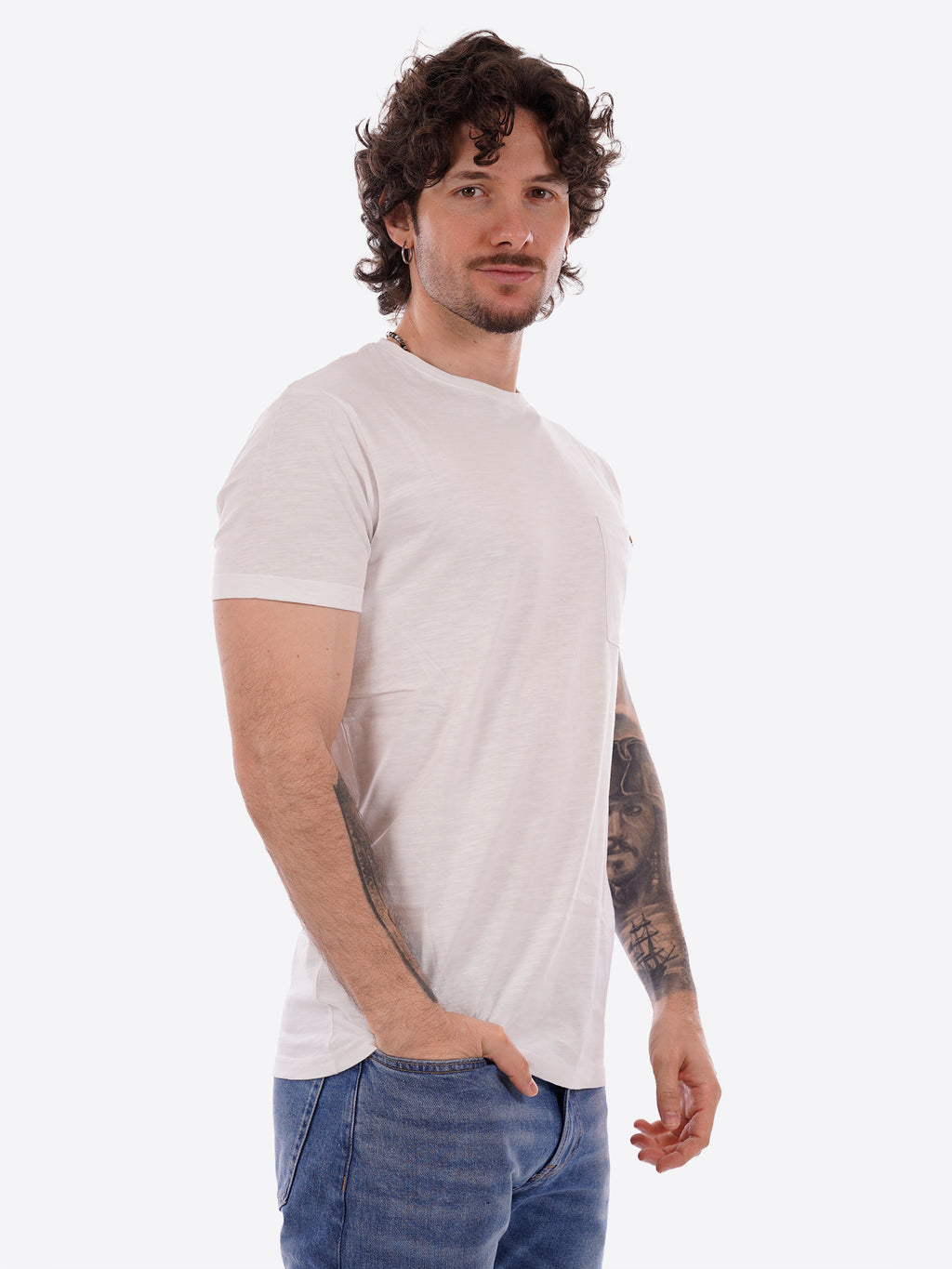 T-shirt INDICODE da Uomo - bianco 41104002 BIANCO