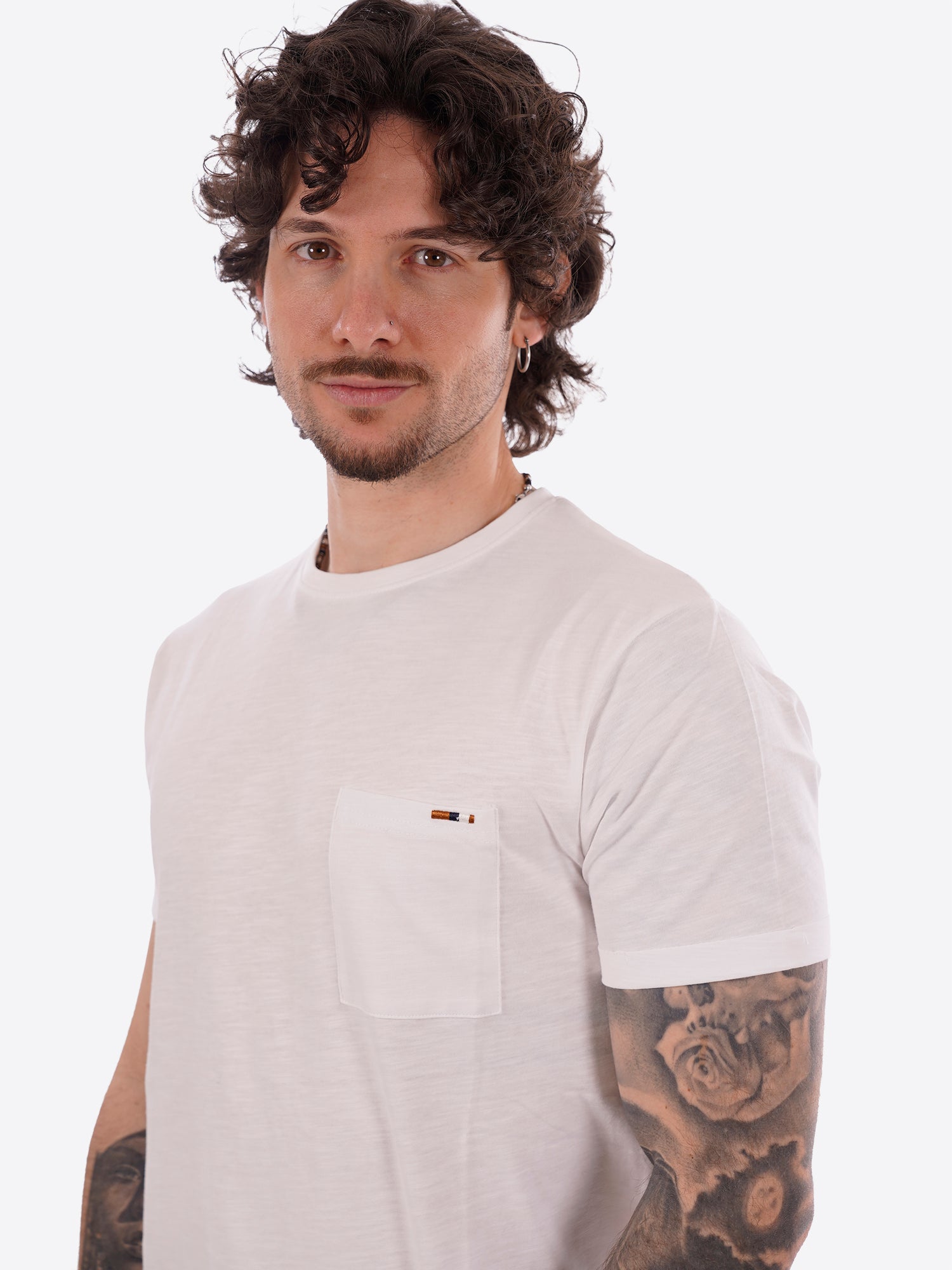 T-shirt INDICODE da Uomo - bianco 41104002 BIANCO