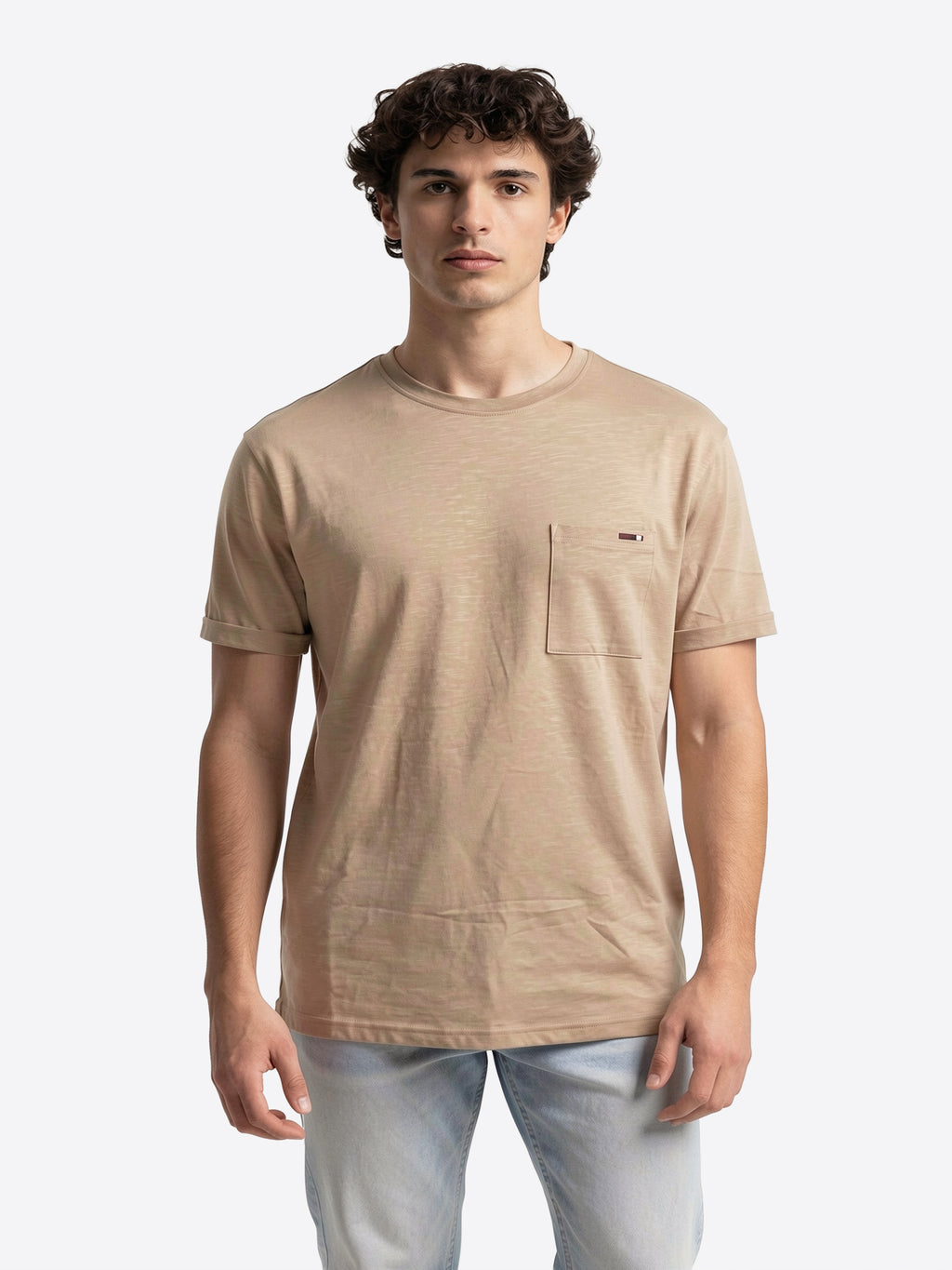 T-shirt INDICODE da Uomo - beige 41104004 BEIGE