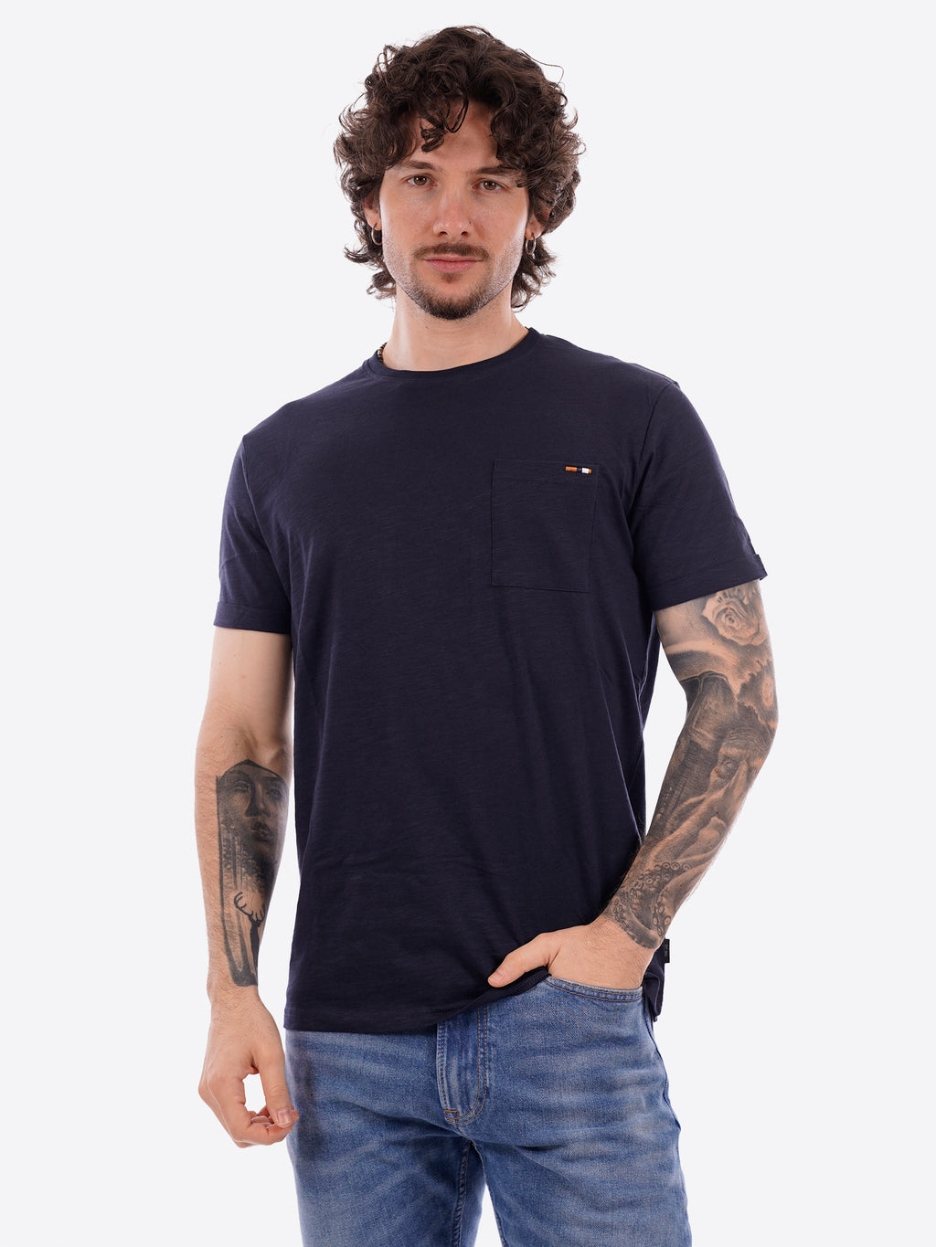 T-shirt INDICODE da Uomo - blu 41104400 BLU