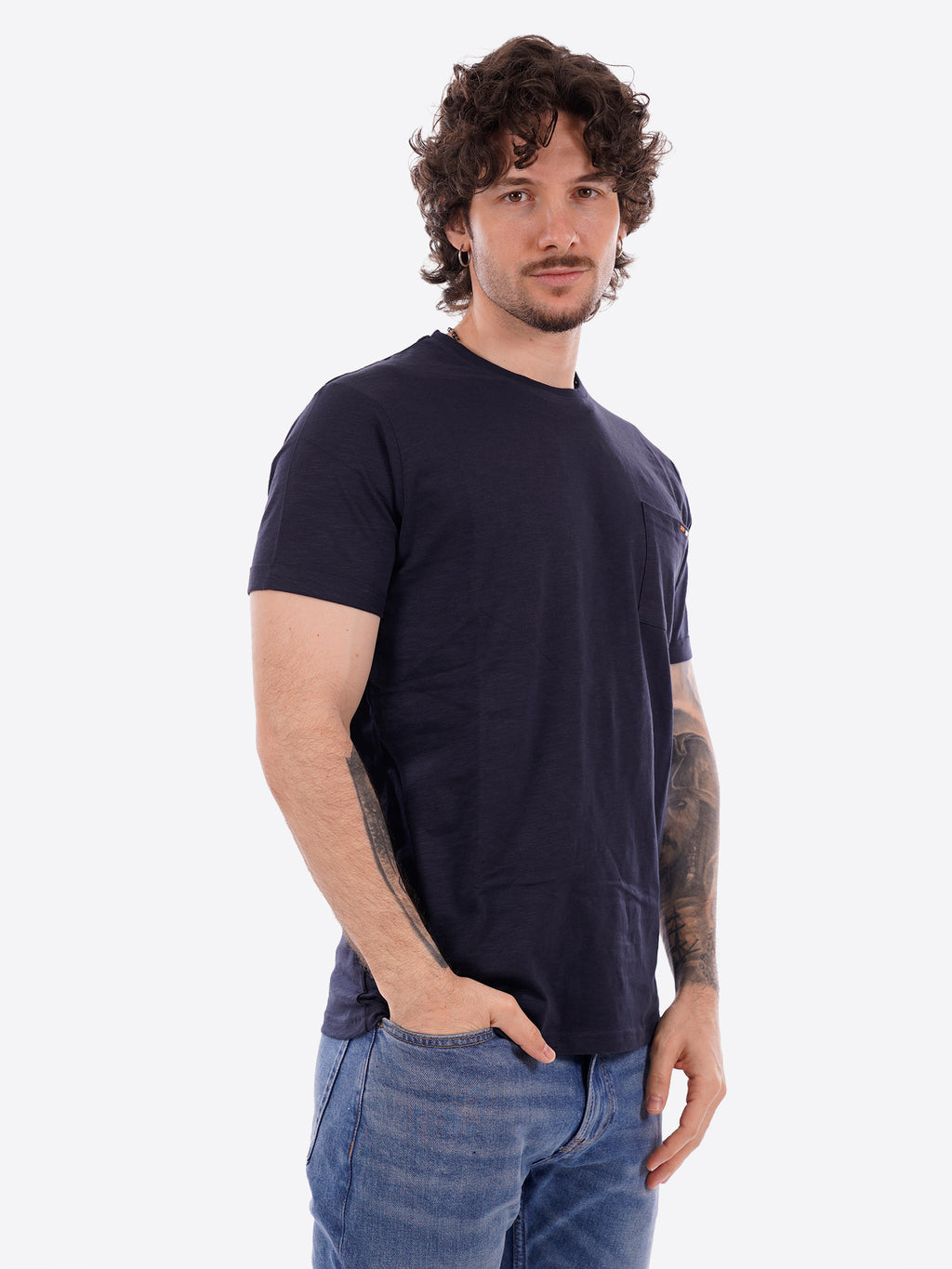T-shirt INDICODE da Uomo - blu 41104400 BLU