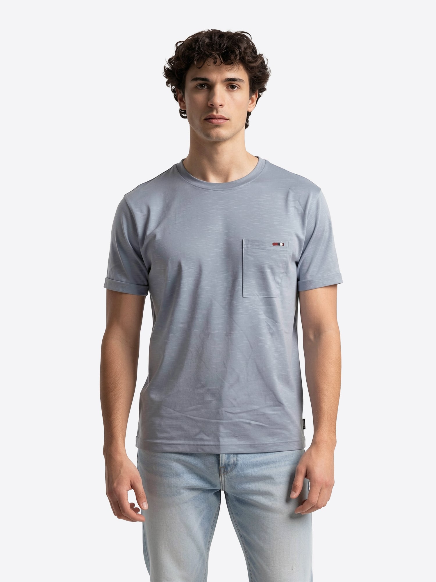 T-shirt INDICODE da Uomo - blu 41104403 CELESTE