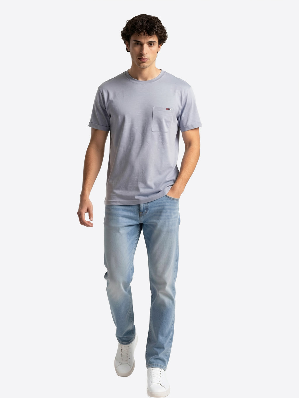 T-shirt INDICODE da Uomo - blu 41104403 CELESTE