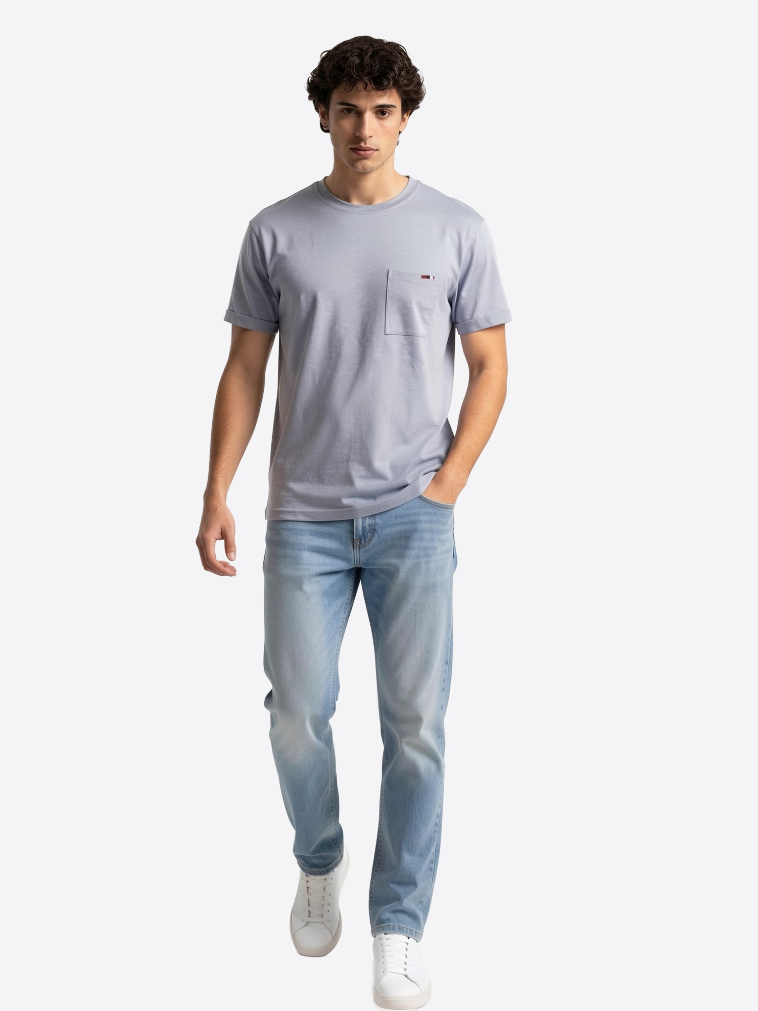T-shirt INDICODE da Uomo - blu 41104403 CELESTE