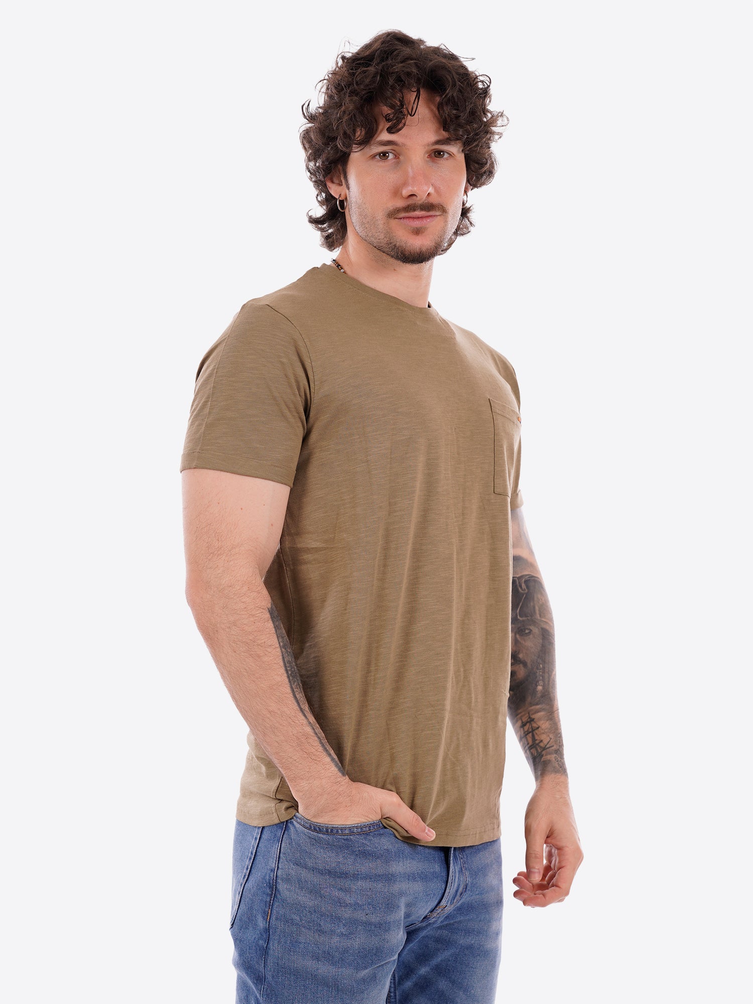 T-shirt INDICODE da Uomo - verde 41104617 VERDE