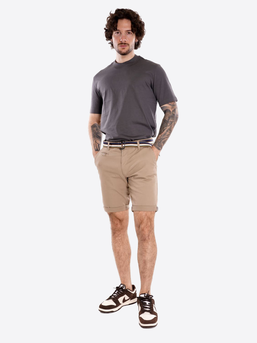 Bermuda INDICODE da Uomo - grigio 70039010 GRIGIO