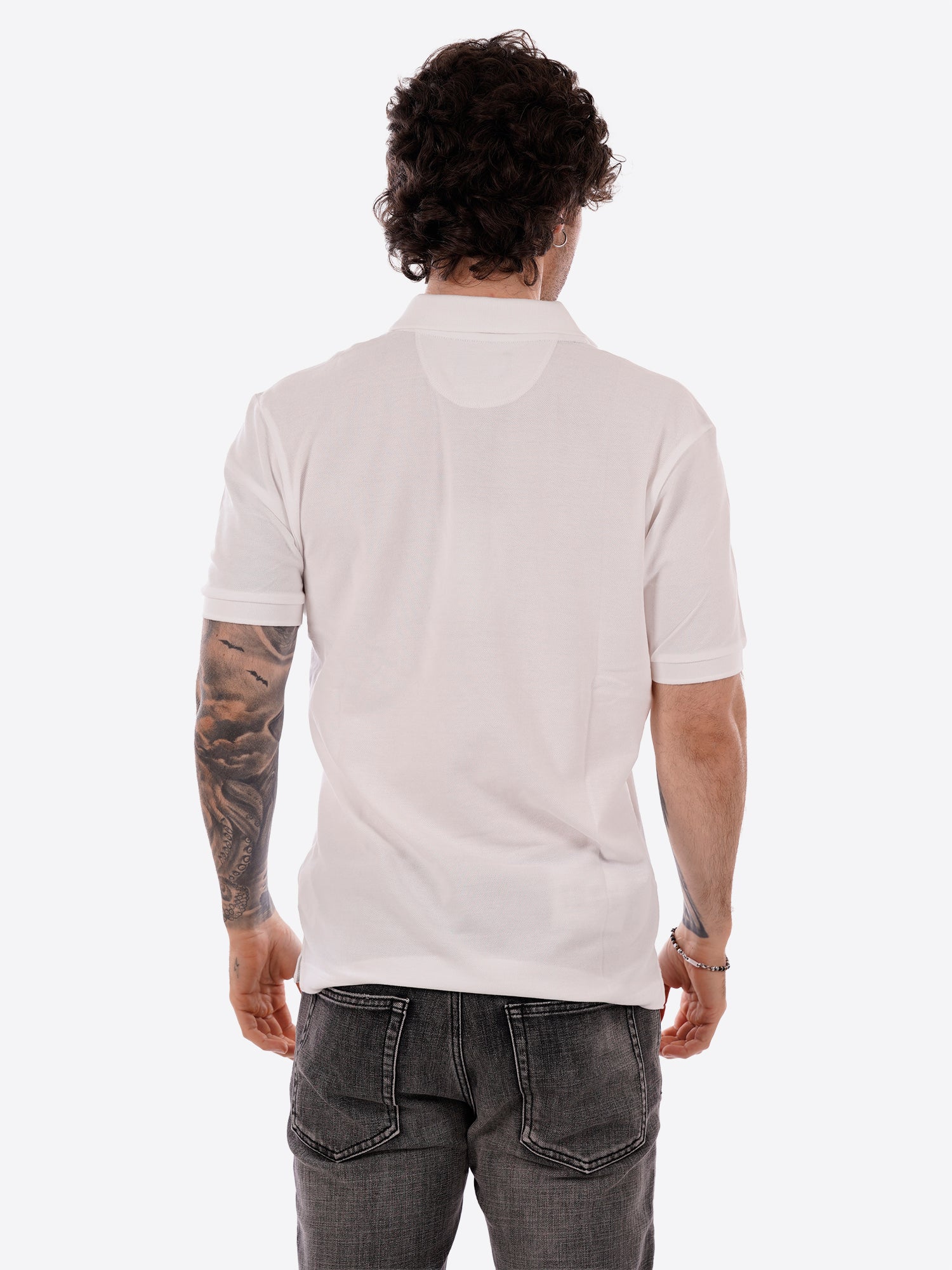 Polo maniche corte LA MARTINA da Uomo - bianco BPMP110001 BIANCO