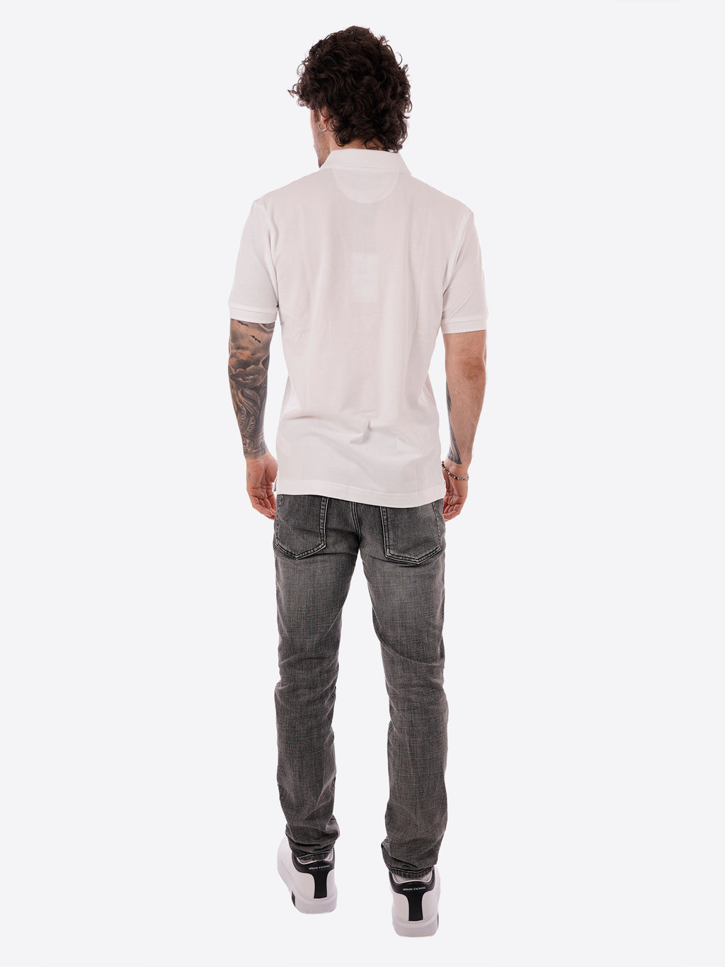 Polo maniche corte LA MARTINA da Uomo - bianco BPMP110001 BIANCO