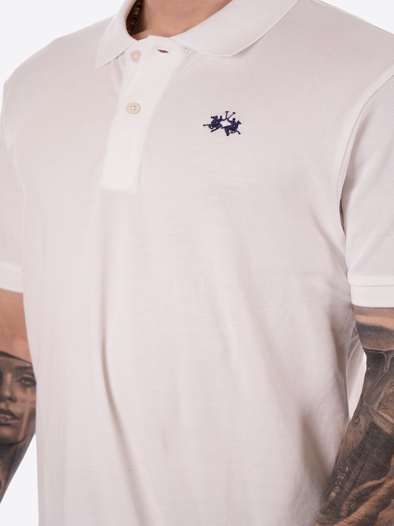Polo maniche corte LA MARTINA da Uomo - bianco BPMP110001 BIANCO