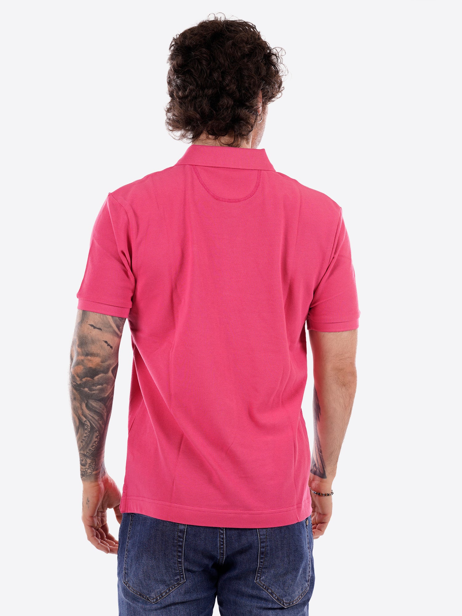 Polo maniche corte LA MARTINA da Uomo - rosa BPMP115111 GERANIO