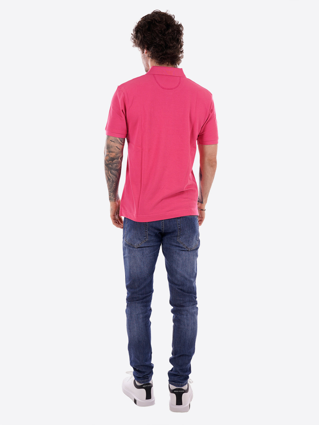 Polo maniche corte LA MARTINA da Uomo - rosa BPMP115111 GERANIO