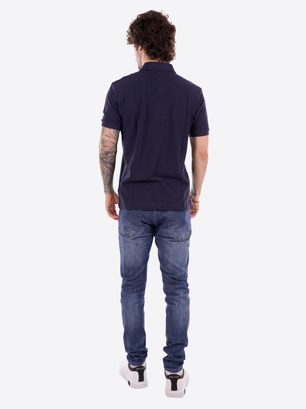 Polo maniche corte LA MARTINA da Uomo - blu BPMP117017 BLU