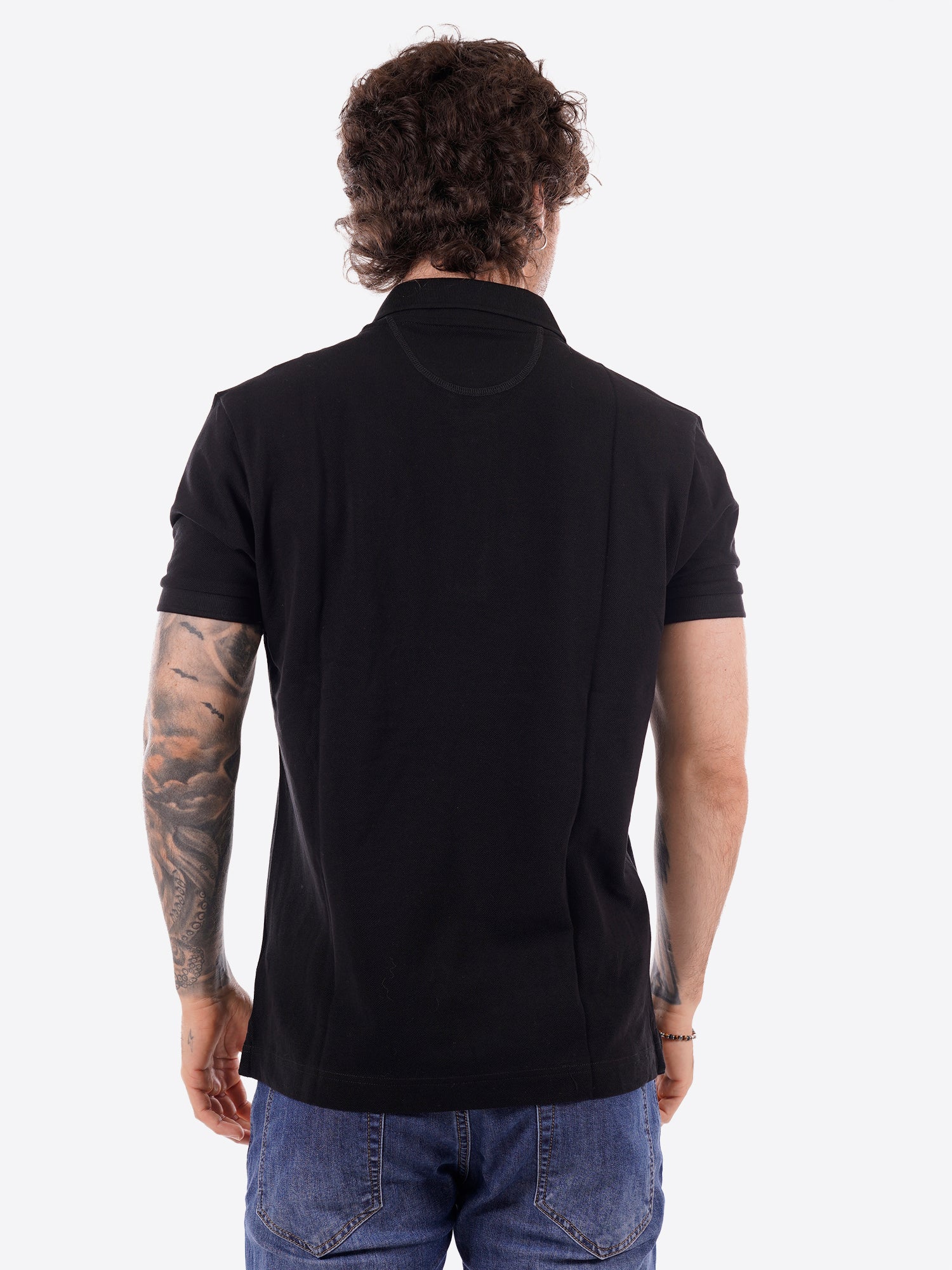Polo maniche corte LA MARTINA da Uomo - nero BPMP119999 NERO