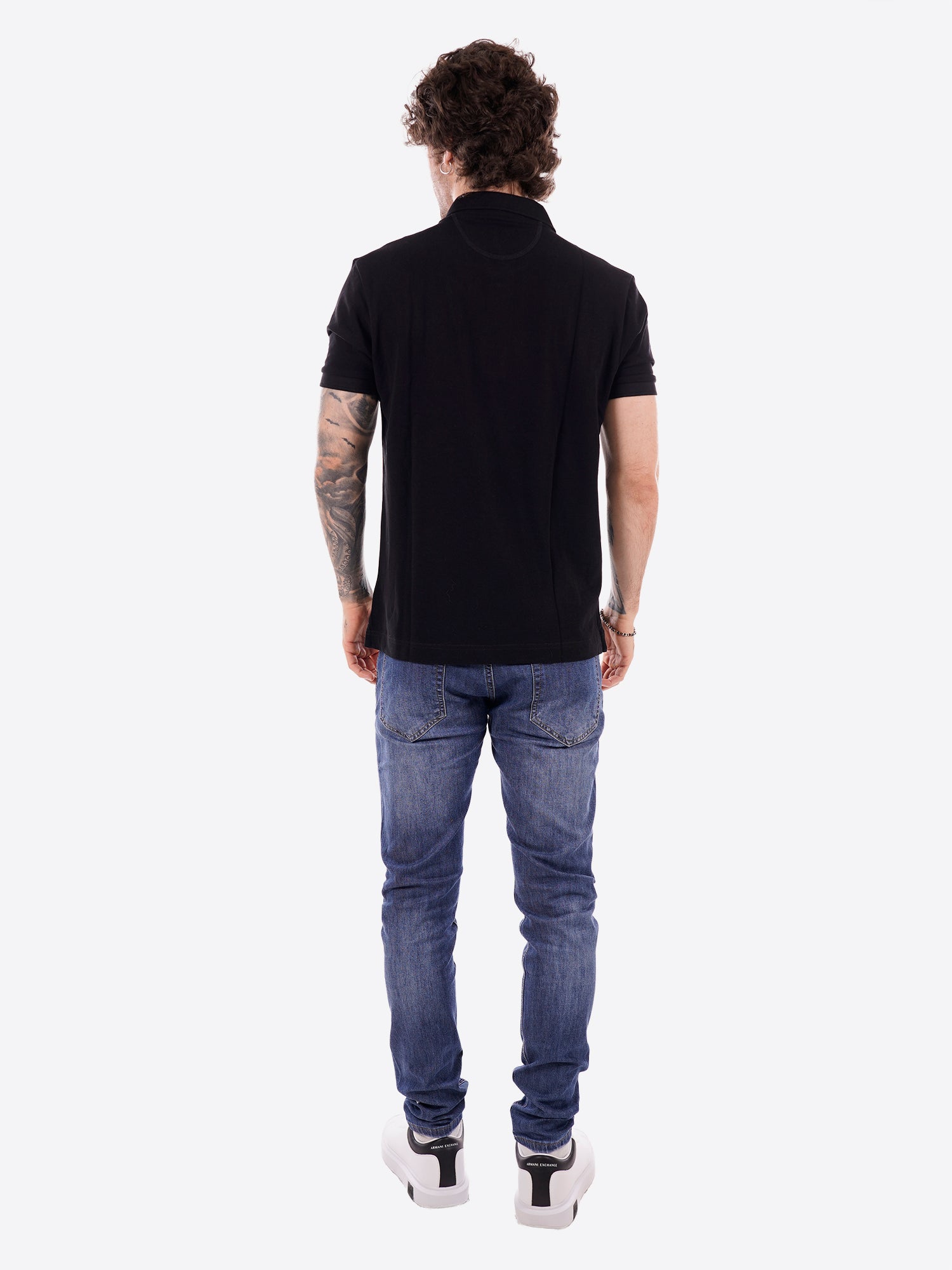 Polo maniche corte LA MARTINA da Uomo - nero BPMP119999 NERO