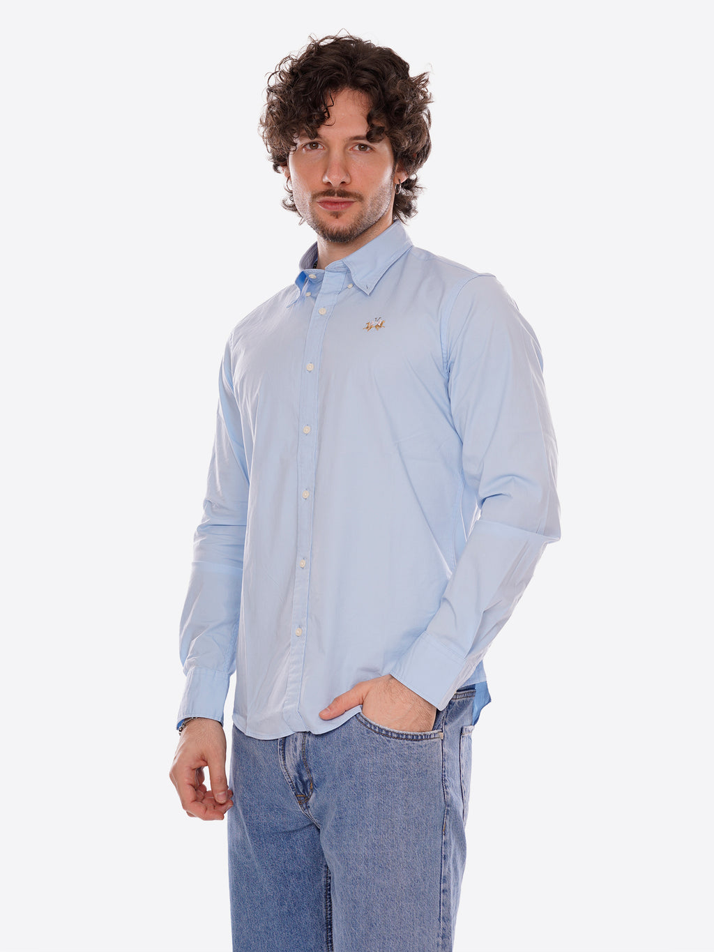 Camicia LA MARTINA da Uomo - blu CCMC00207003 CELESTE