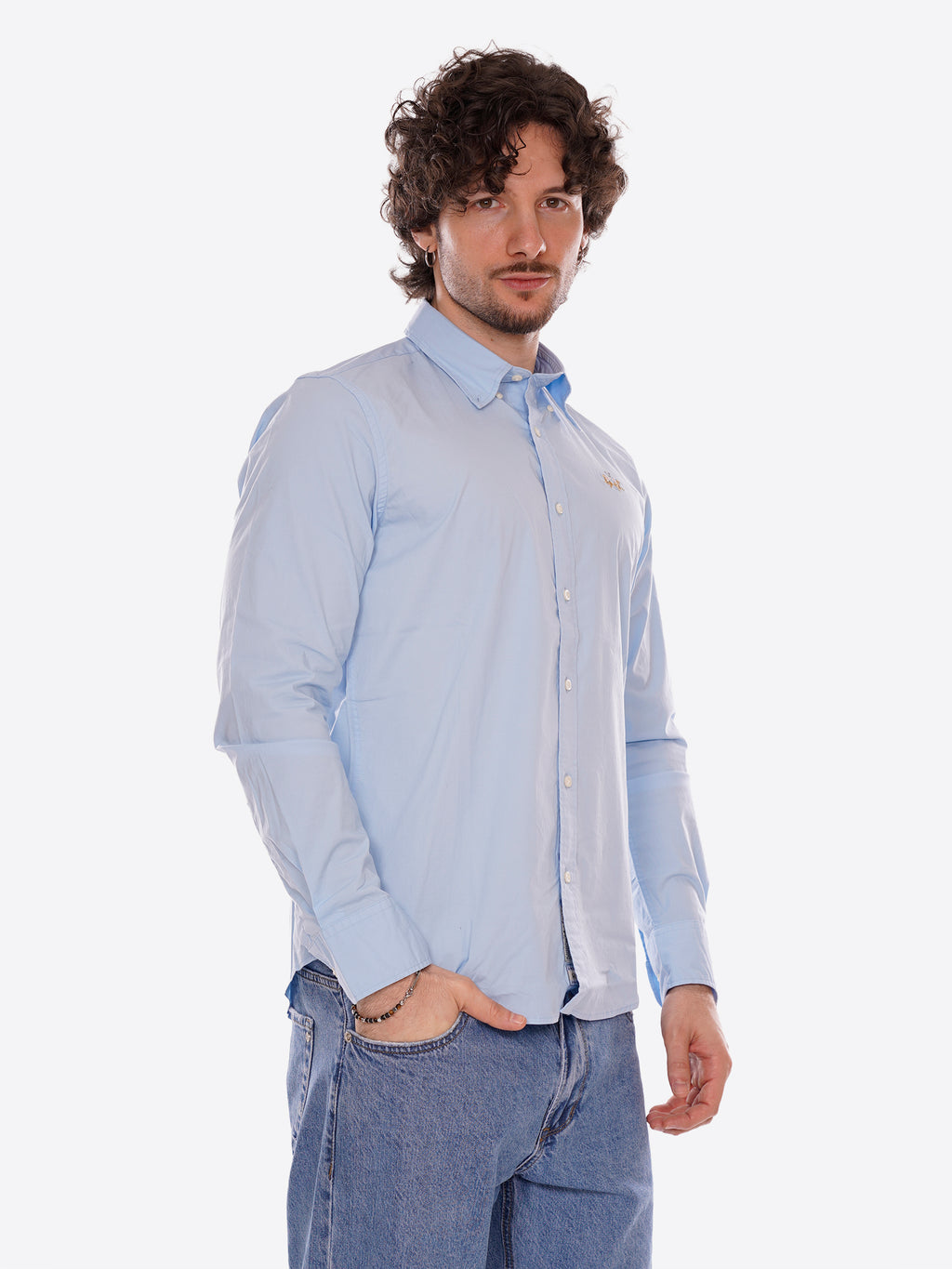 Camicia LA MARTINA da Uomo - blu CCMC00207003 CELESTE