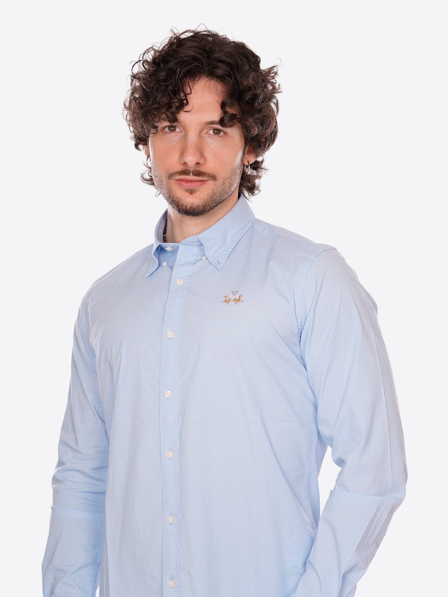 Camicia LA MARTINA da Uomo - blu CCMC00207003 CELESTE