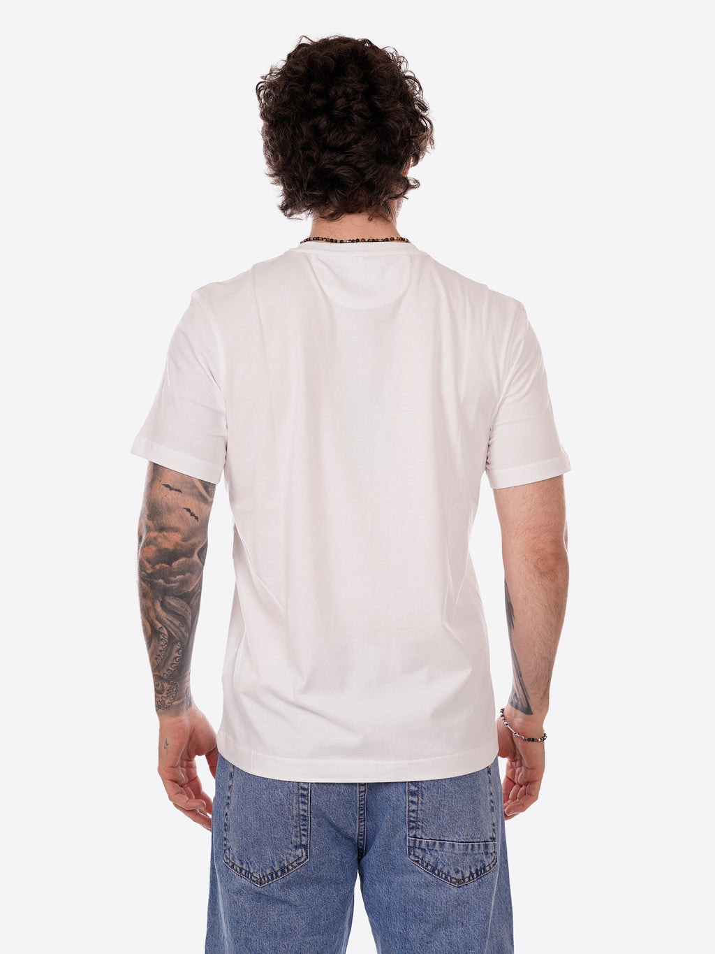 T-shirt LA MARTINA da Uomo - bianco CCMR140001 BIANCO