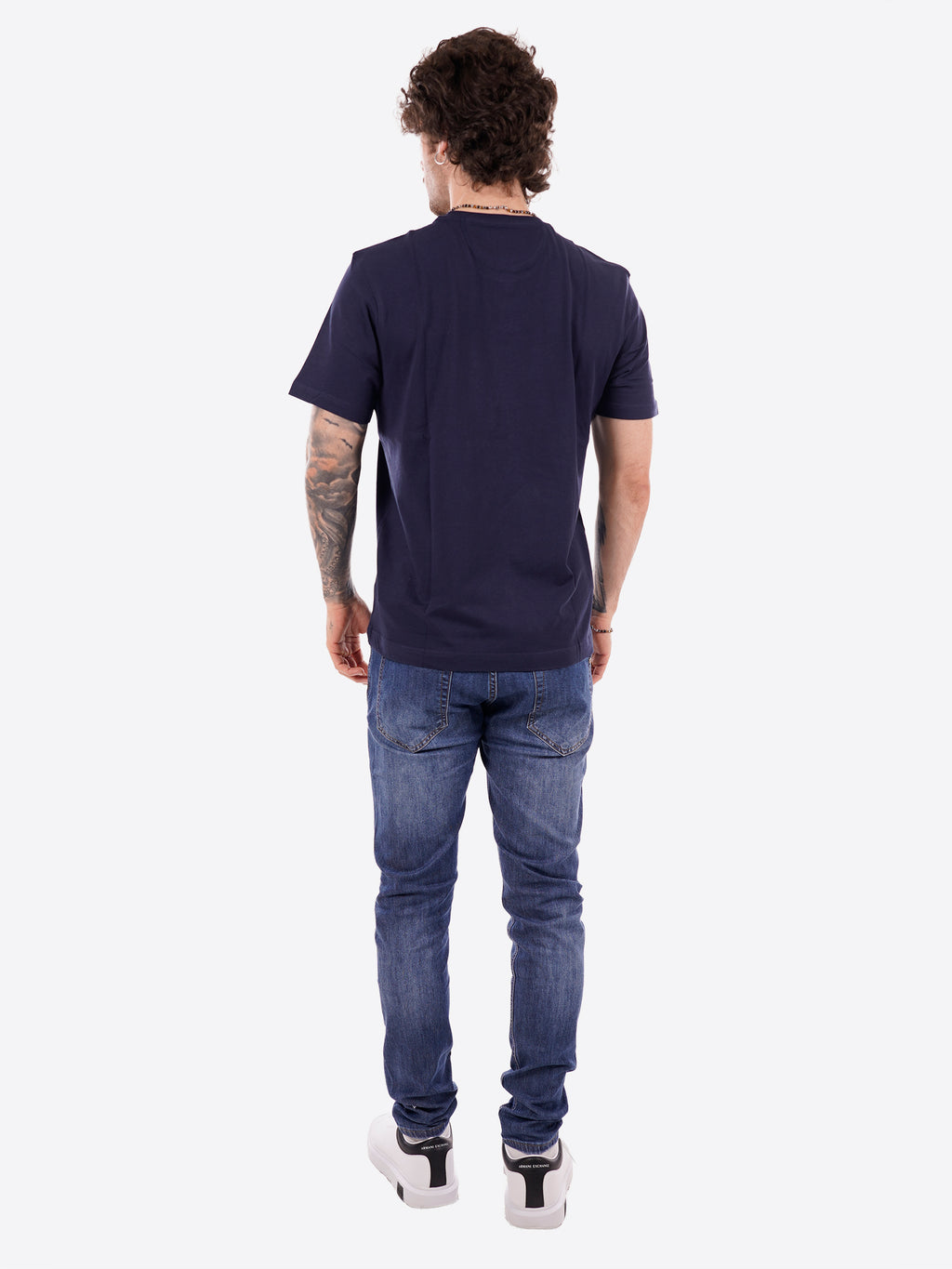 T-shirt LA MARTINA da Uomo - blu CCMR147017 BLU