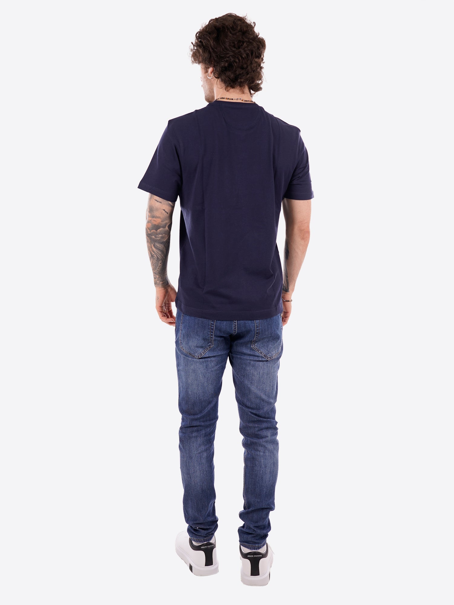T-shirt LA MARTINA da Uomo - blu CCMR147017 BLU