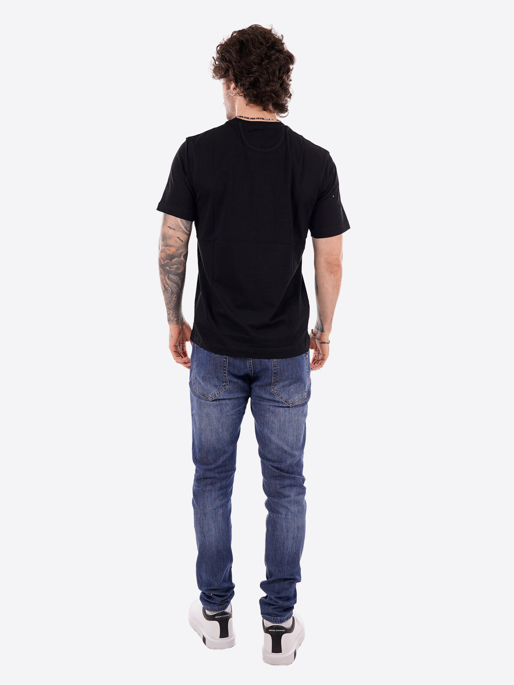 T-shirt LA MARTINA da Uomo - nero CCMR149999 NERO