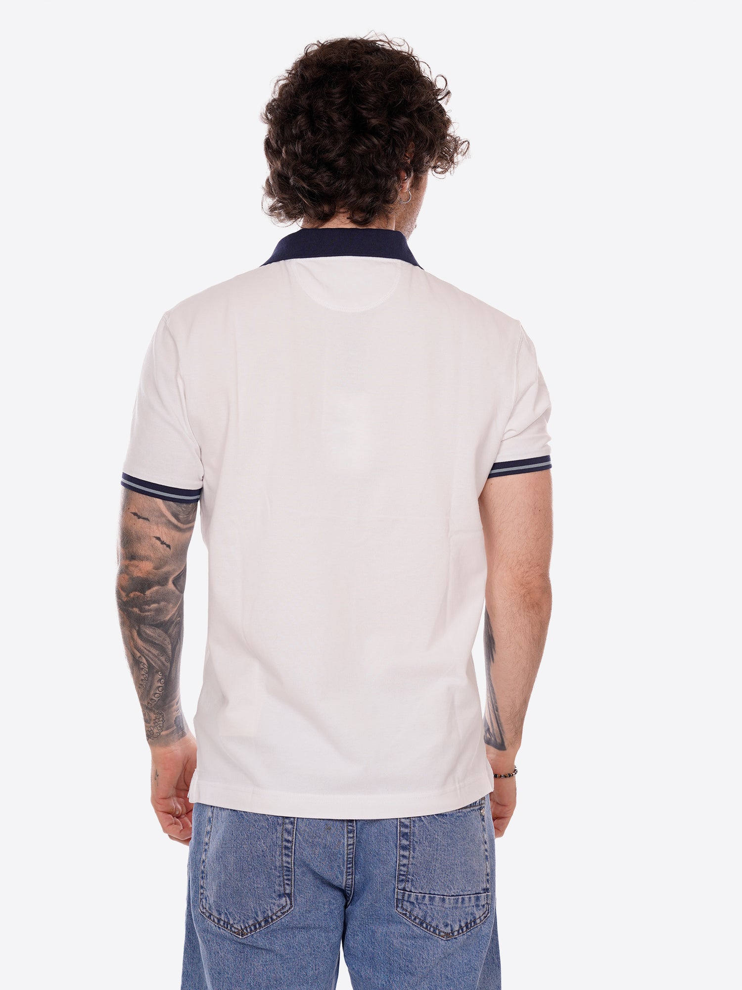 Polo maniche corte LA MARTINA da Uomo - bianco MCP0050001 BINCO