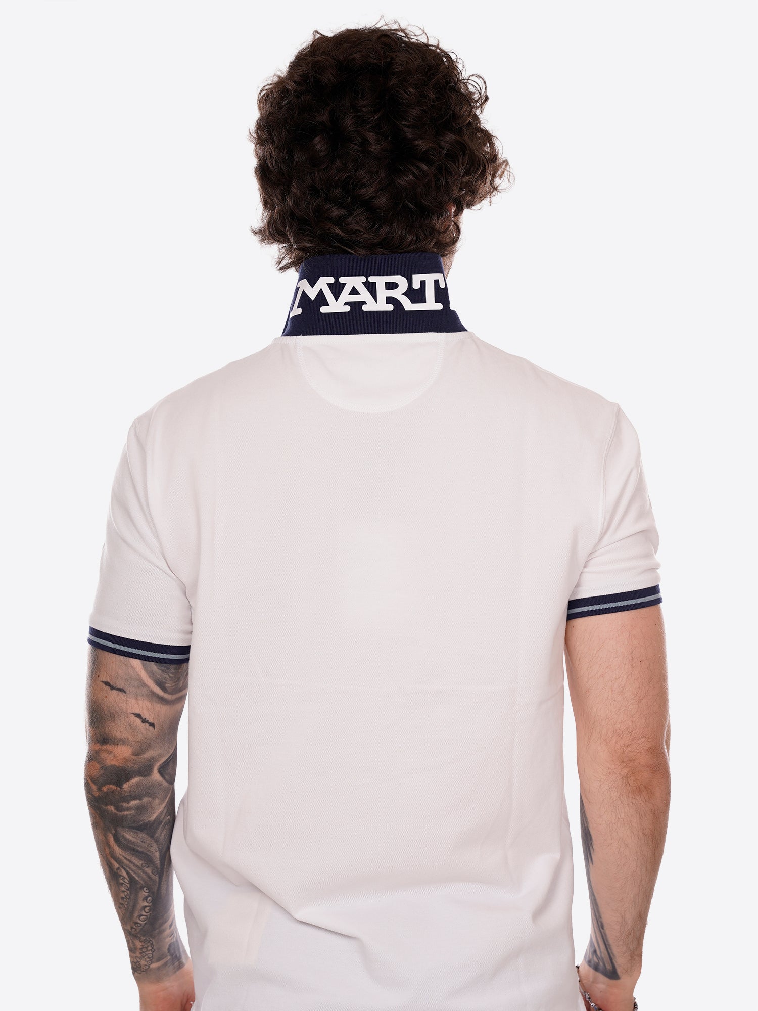 Polo maniche corte LA MARTINA da Uomo - bianco MCP0050001 BINCO