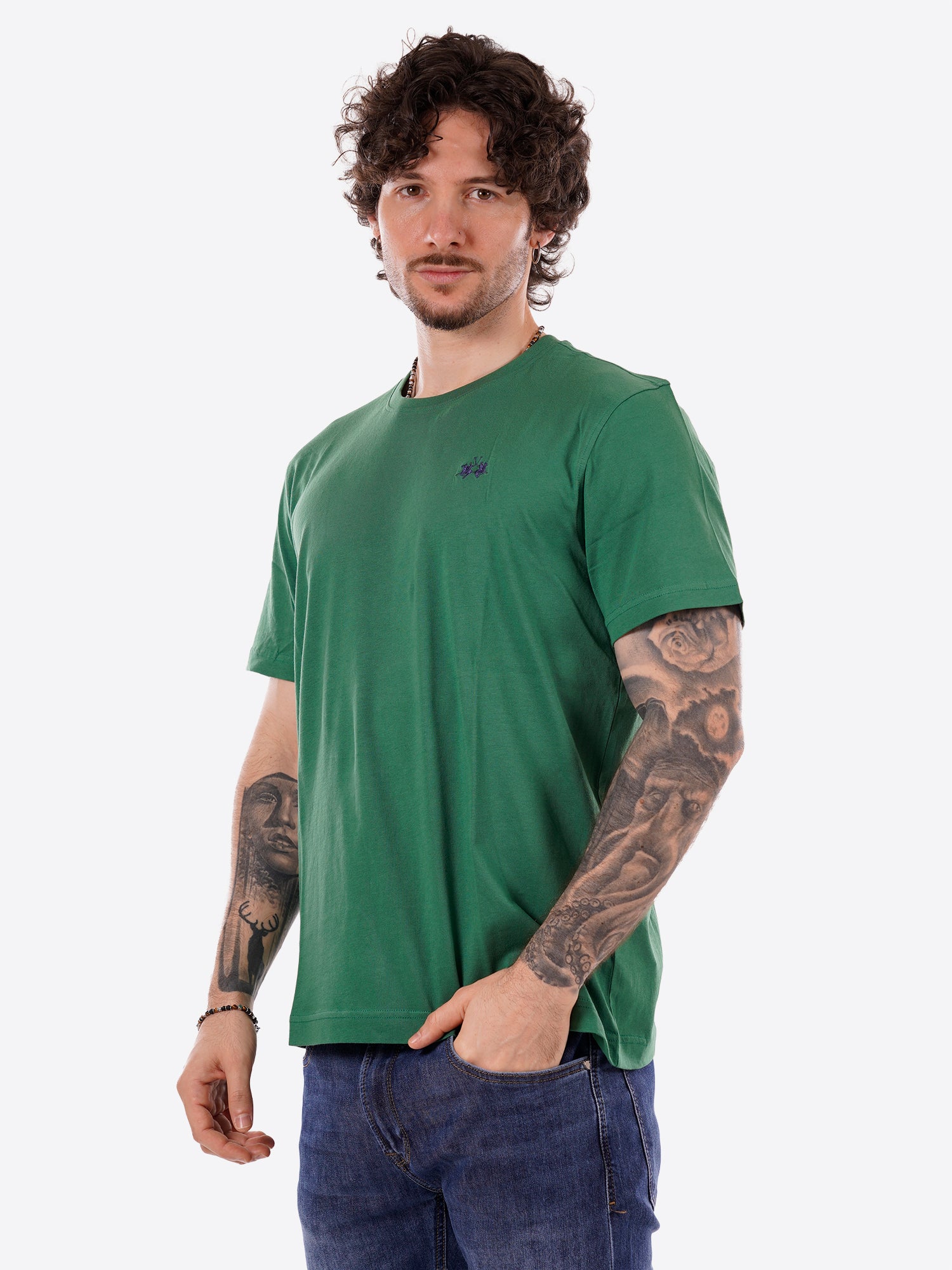 T-shirt LA MARTINA da Uomo - verde MCR0043049 VERDE