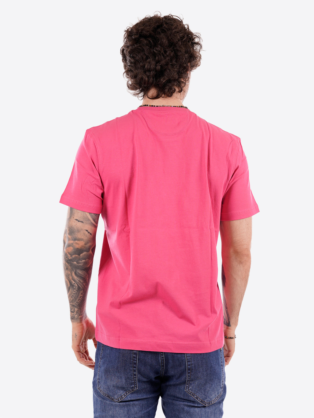 T-shirt LA MARTINA da Uomo - rosa MCR0045111 FUSIA