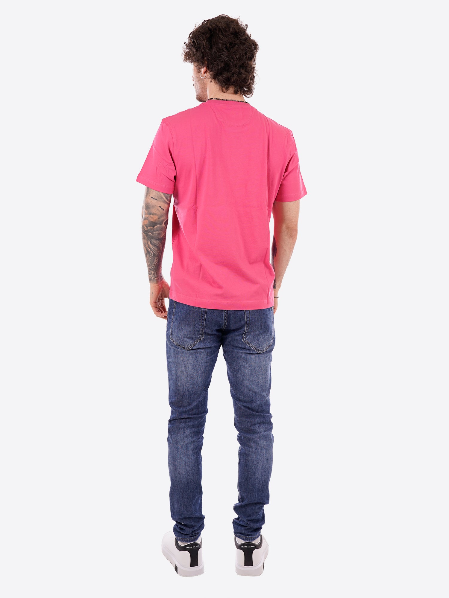 T-shirt LA MARTINA da Uomo - rosa MCR0045111 FUSIA