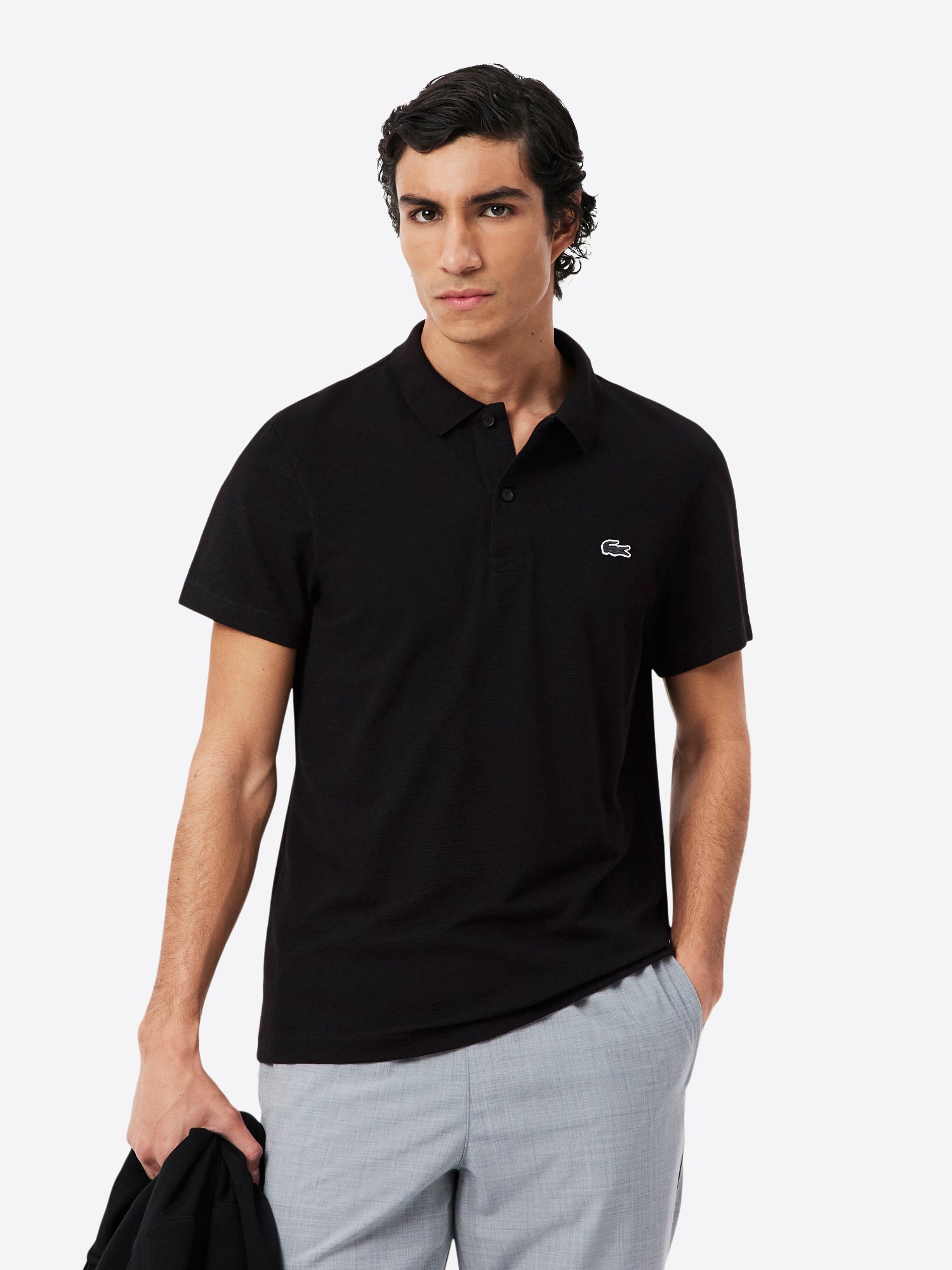Polo maniche corte LACOSTE da Uomo - nero DH5522031 NERO