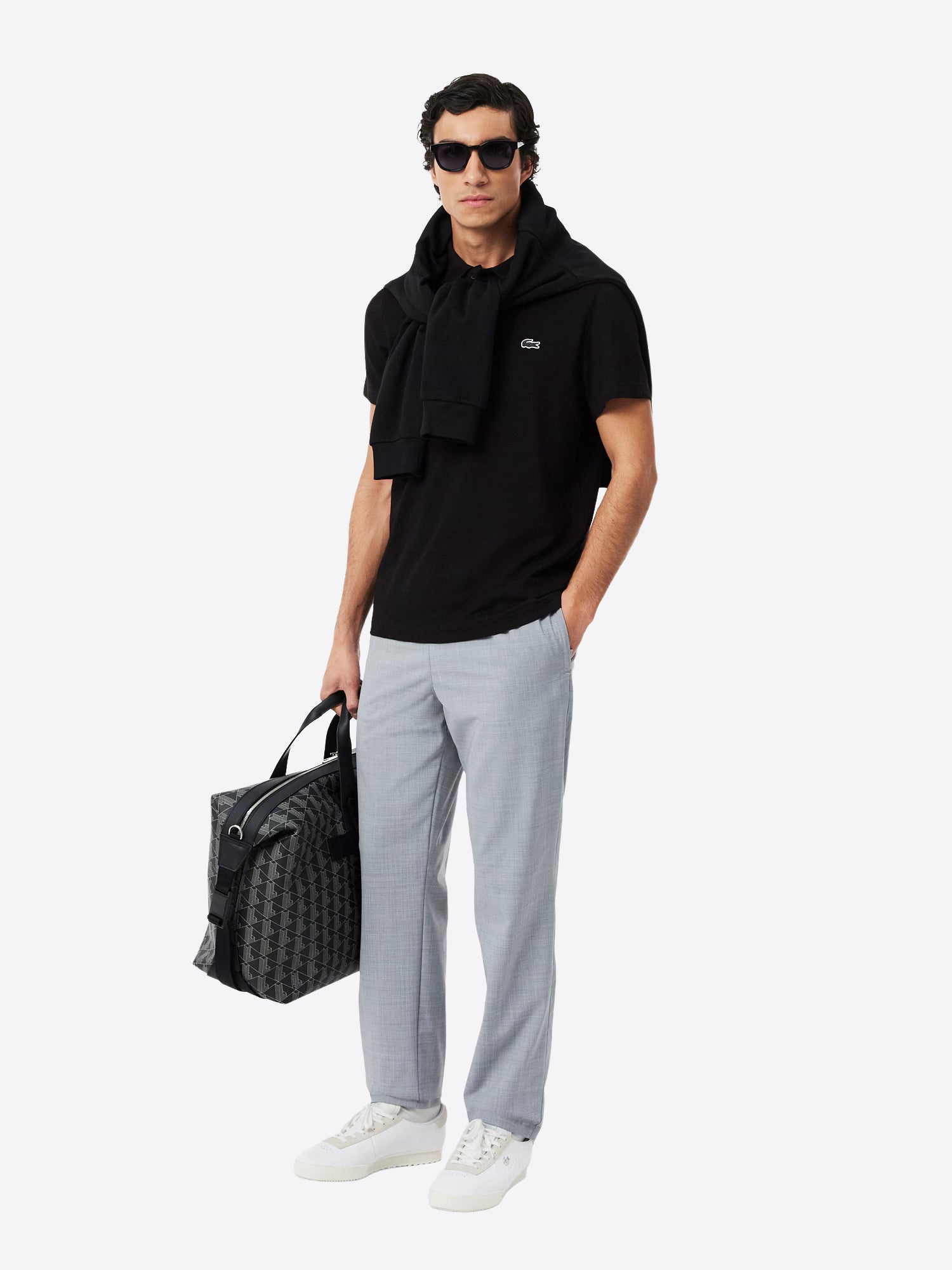 Polo maniche corte LACOSTE da Uomo - nero DH5522031 NERO