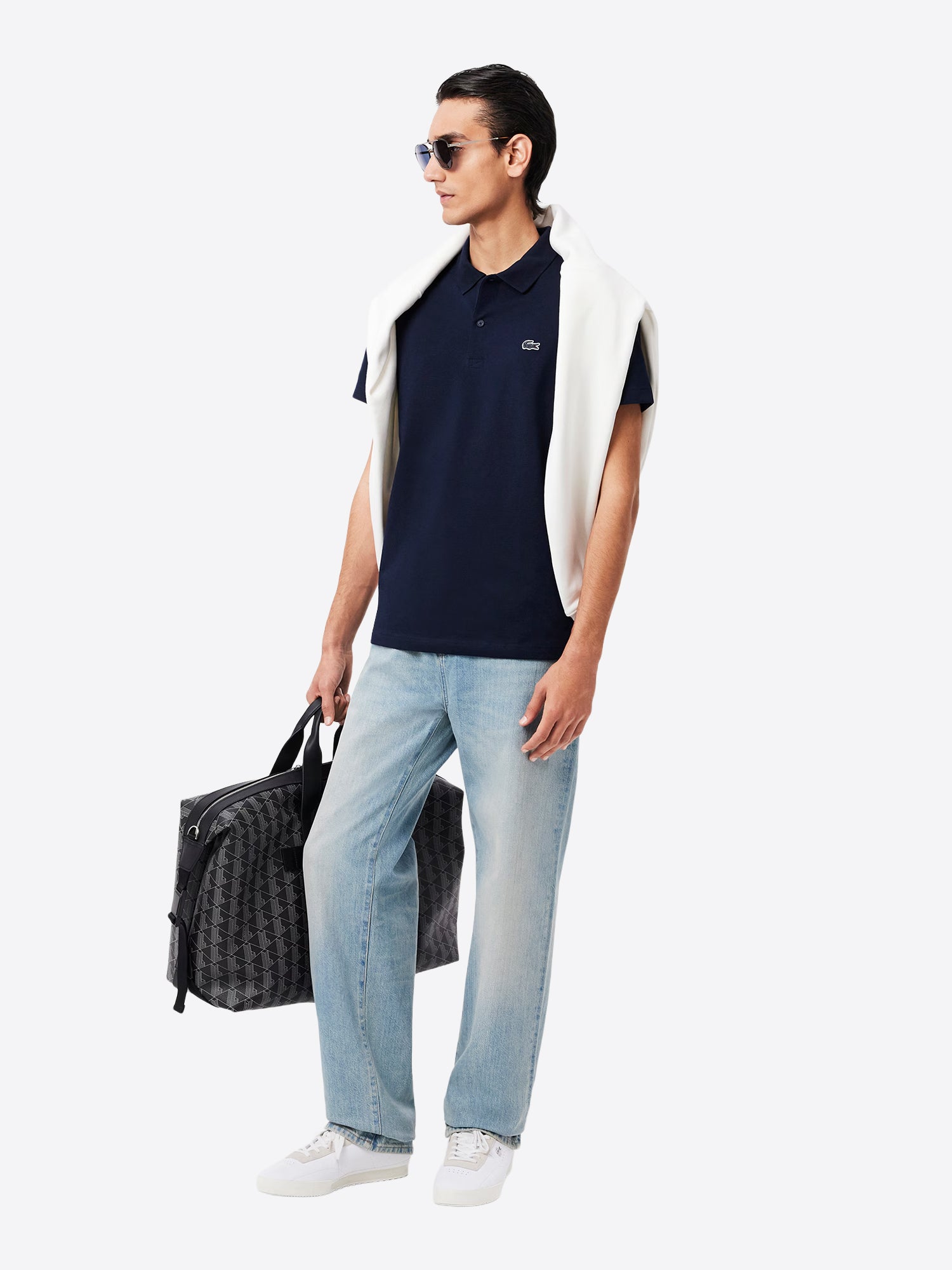 Polo maniche corte LACOSTE da Uomo - blu DH5522166 BLU