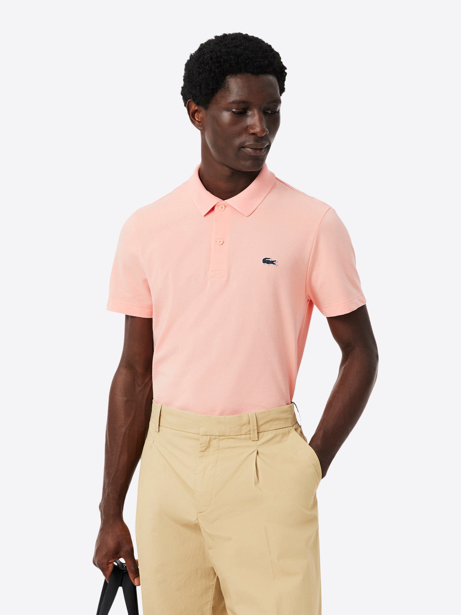 Polo maniche corte LACOSTE da Uomo - rosa DH5522UI2 ROSA