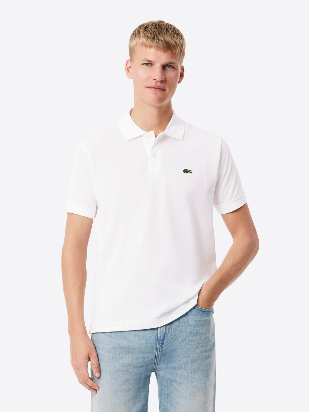 Polo maniche corte LACOSTE da Uomo - bianco L1212001 BIANCO