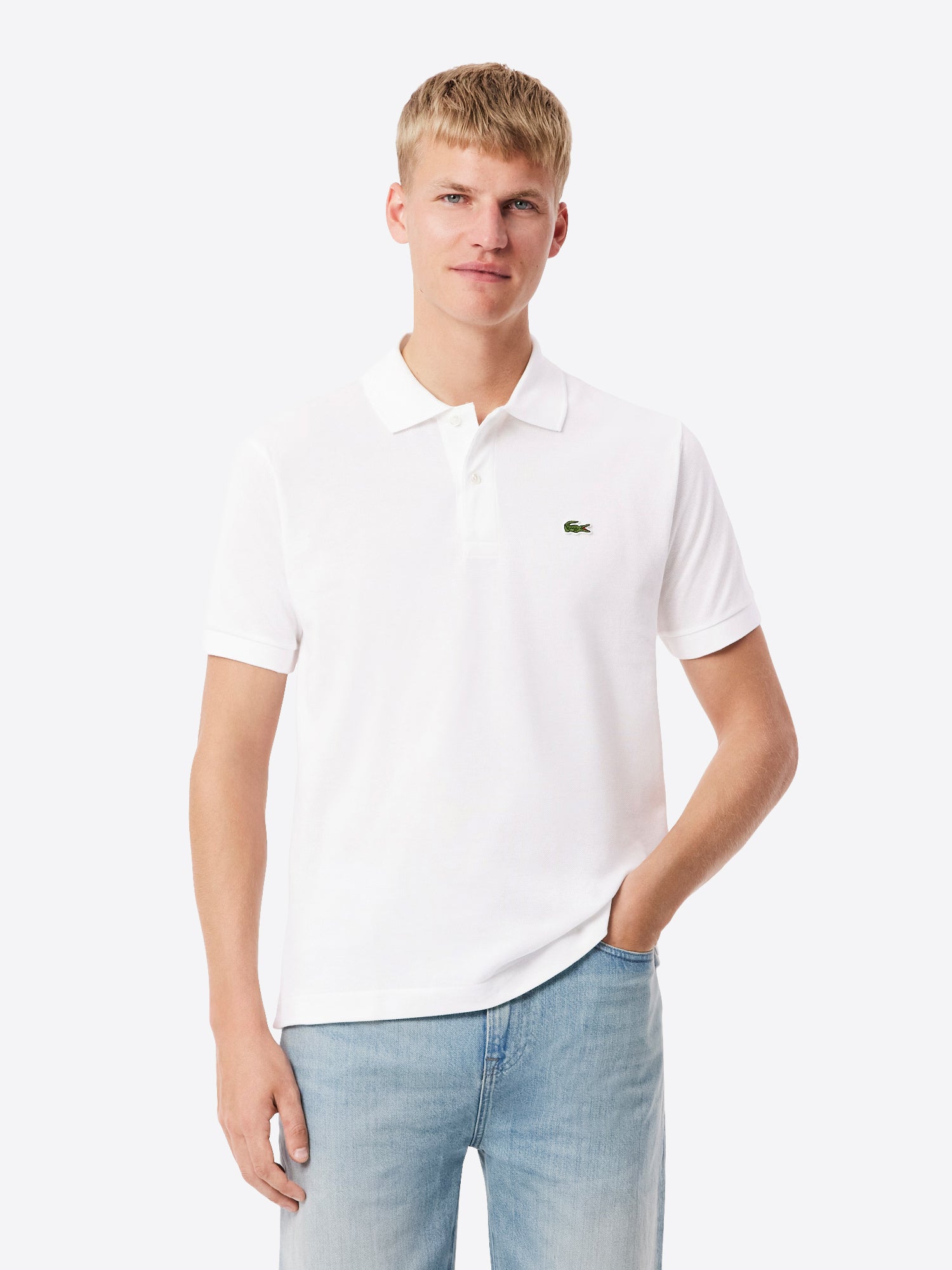 Polo maniche corte LACOSTE da Uomo - bianco L1212001 BIANCO