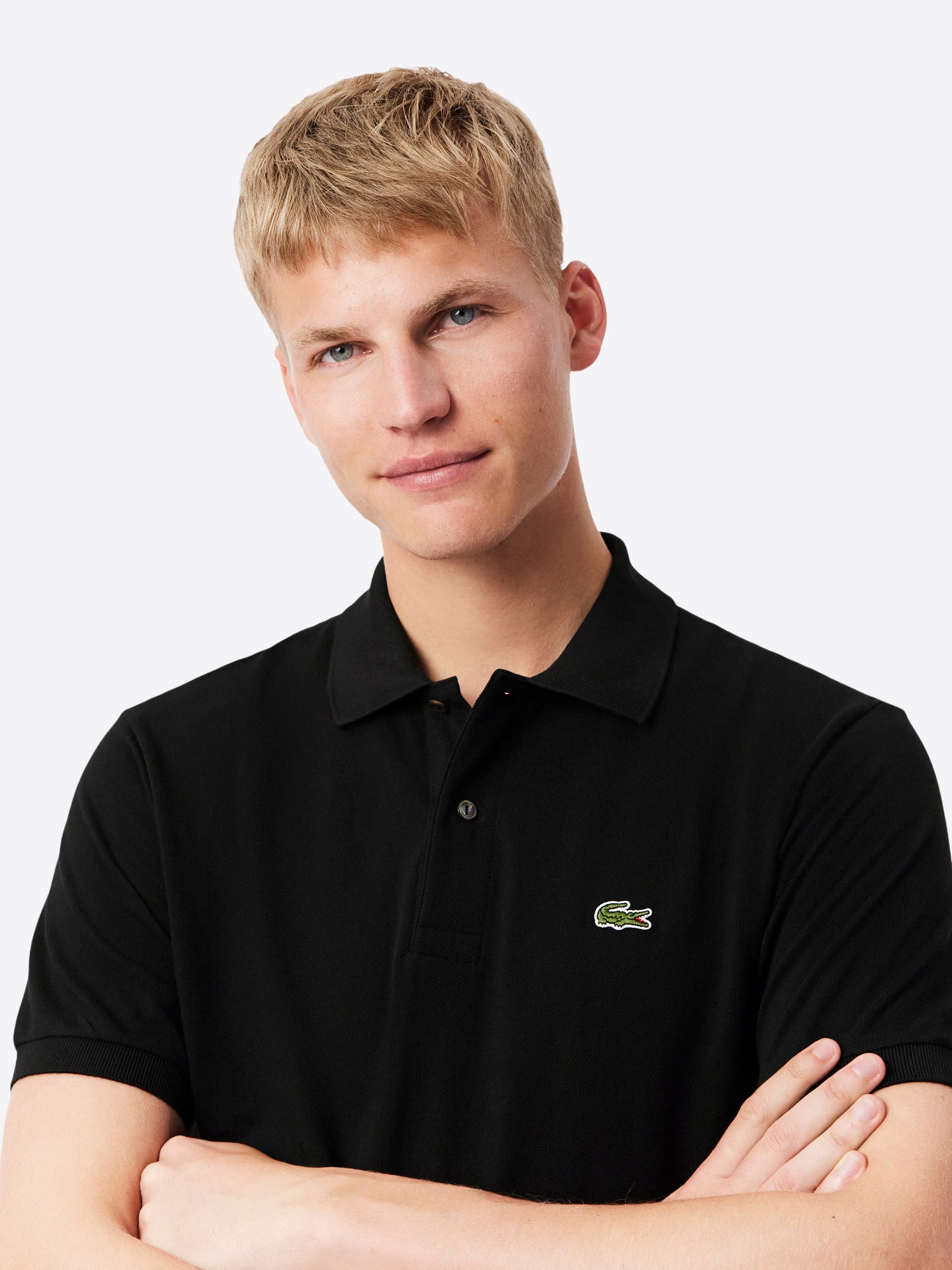 Polo maniche corte LACOSTE da Uomo - nero L1212031 NERO