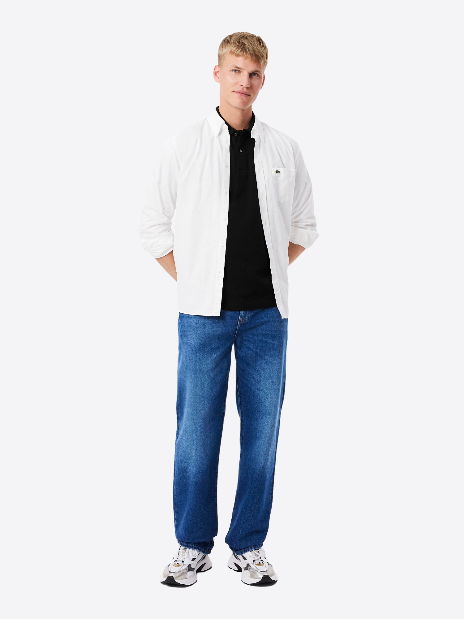 Polo maniche corte LACOSTE da Uomo - nero L1212031 NERO