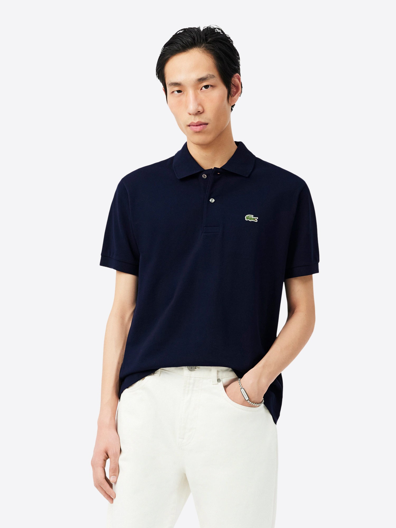 Polo maniche corte LACOSTE da Uomo - blu L1212166 BLU
