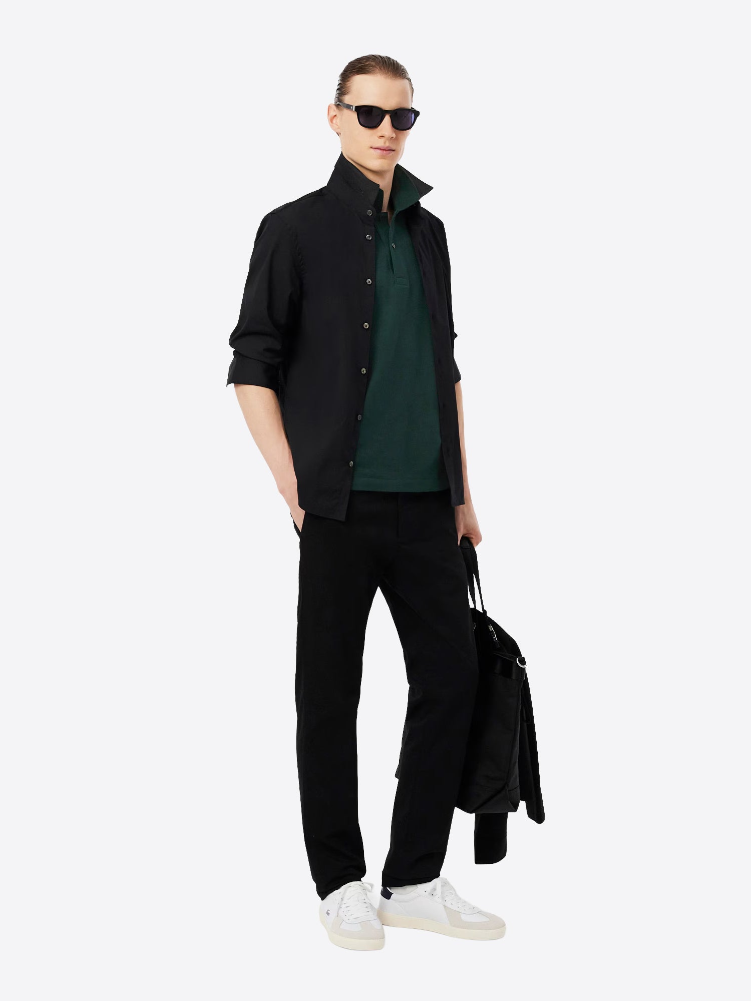 Polo maniche corte LACOSTE da Uomo - verde L1212AFK VERDESCURO