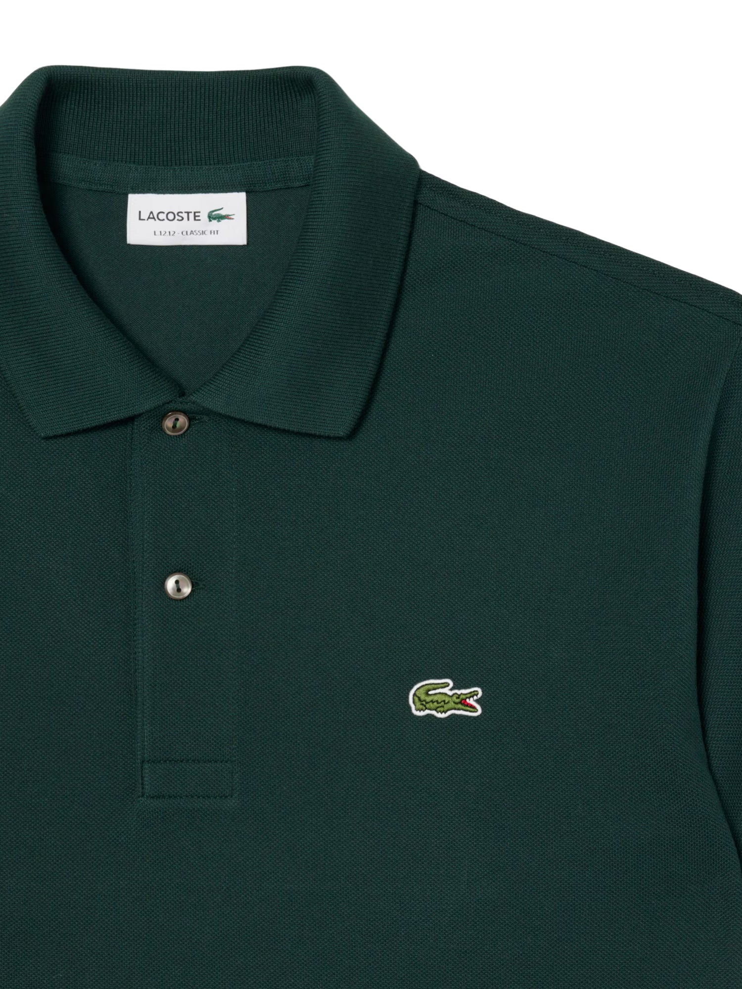Polo maniche corte LACOSTE da Uomo - verde L1212AFK VERDESCURO