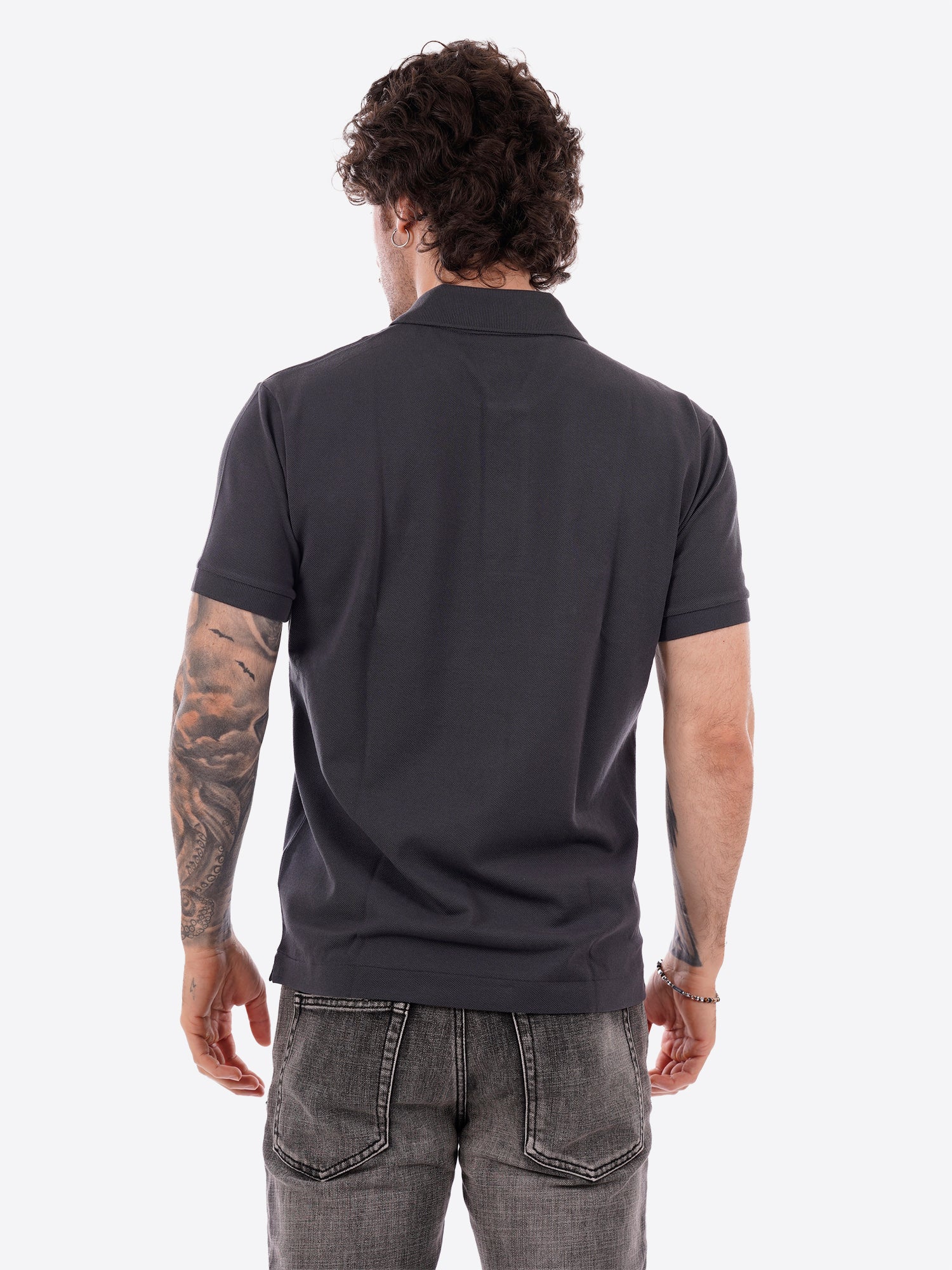 Polo maniche corte LACOSTE da Uomo - grigio L1212F5T GRAPHTE