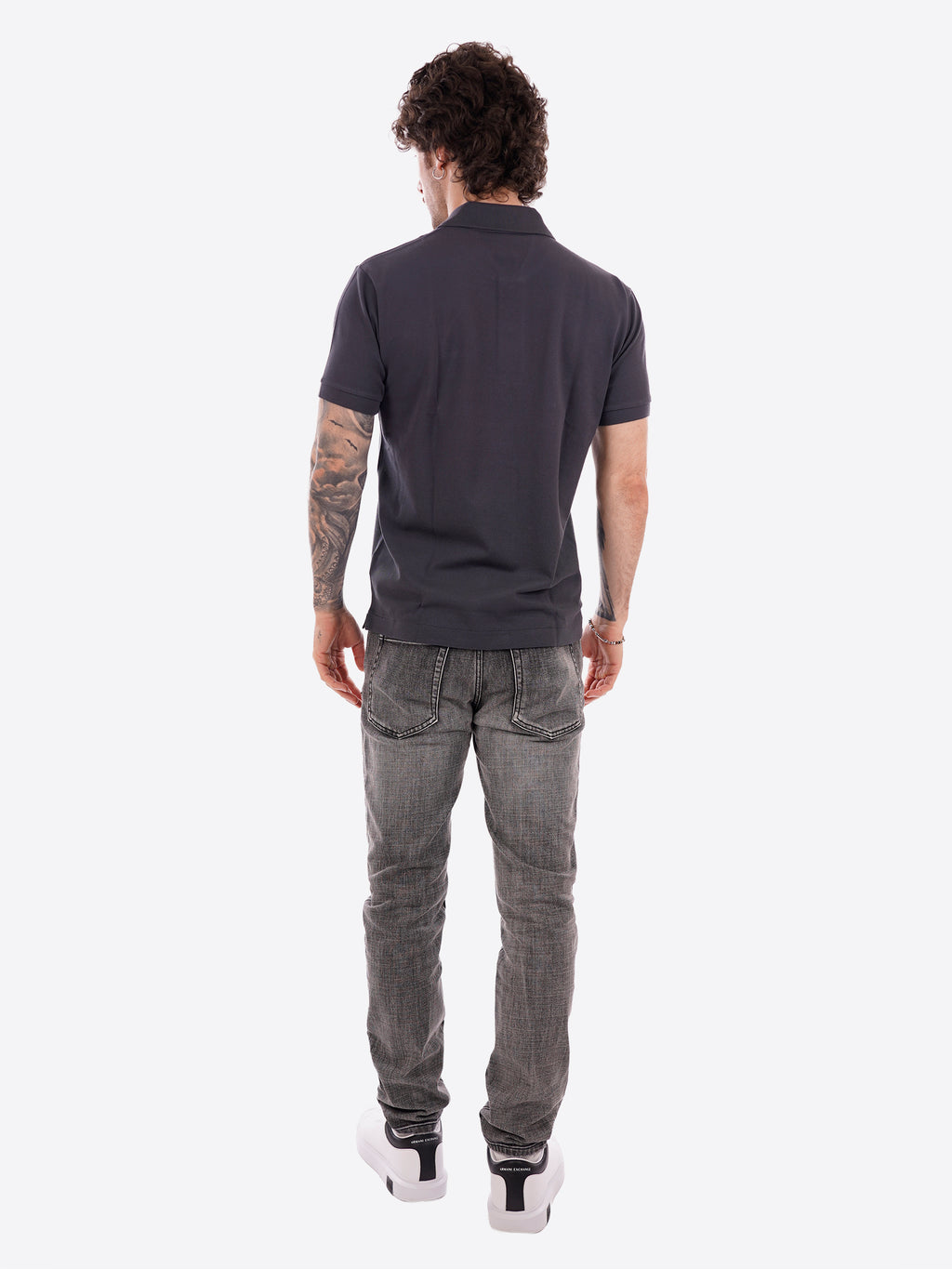 Polo maniche corte LACOSTE da Uomo - grigio L1212F5T GRAPHTE