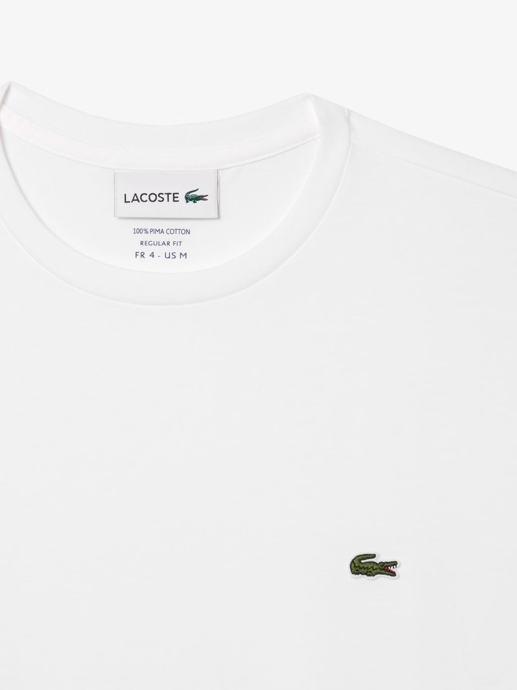 T-shirt LACOSTE da Uomo - bianco TH6709001 BIANCO