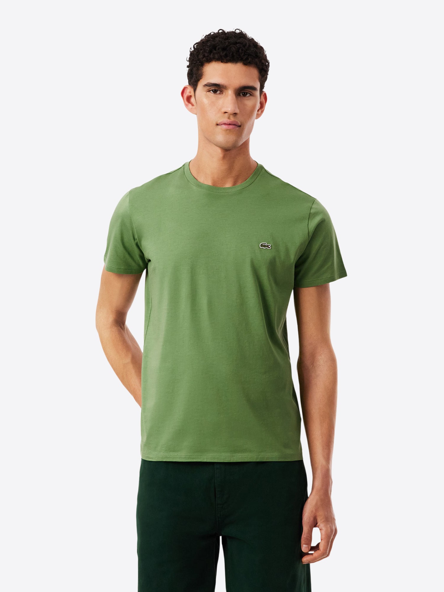 T-shirt LACOSTE da Uomo - verde TH670902M VERDECHIARO