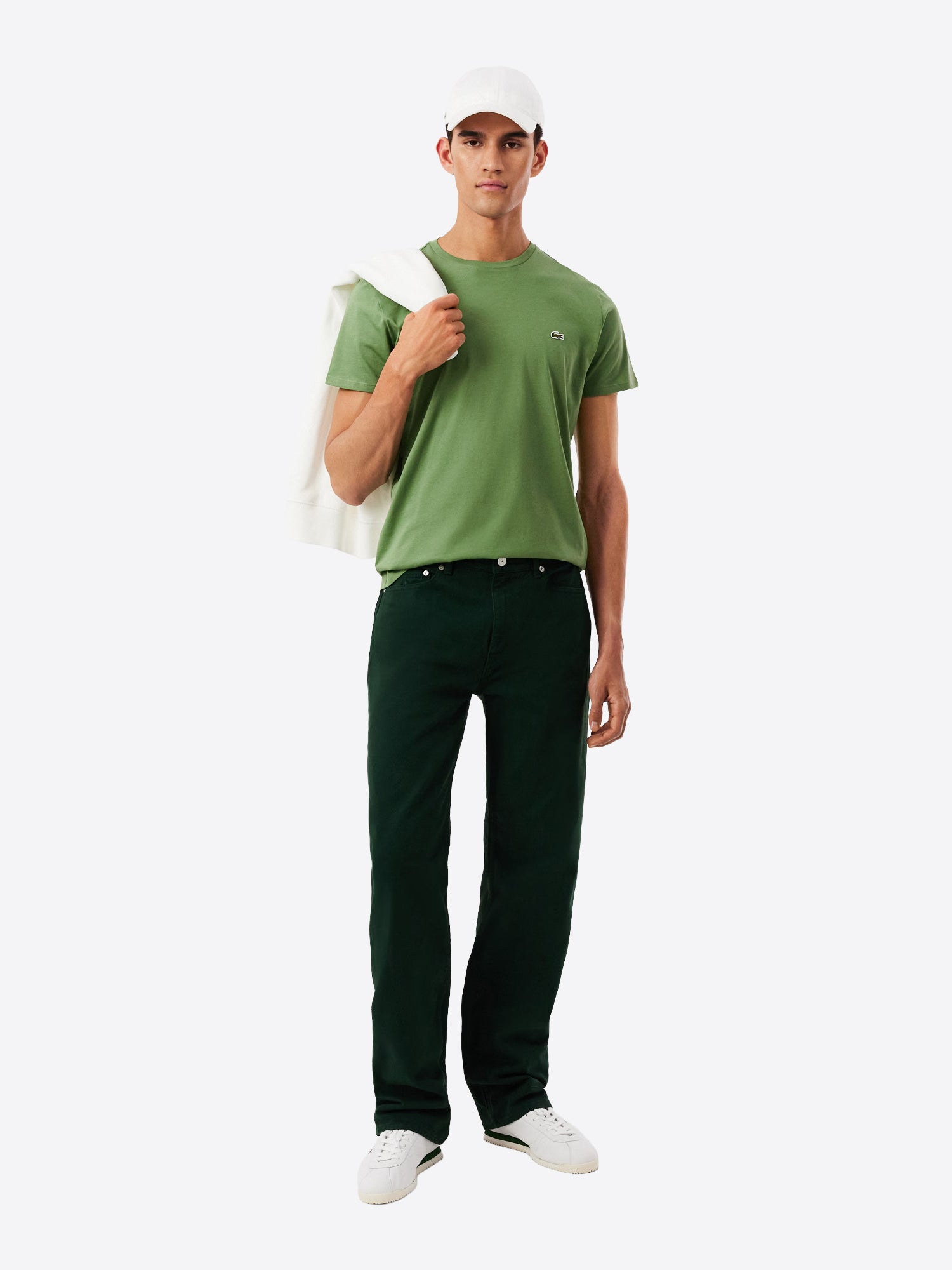 T-shirt LACOSTE da Uomo - verde TH670902M VERDECHIARO