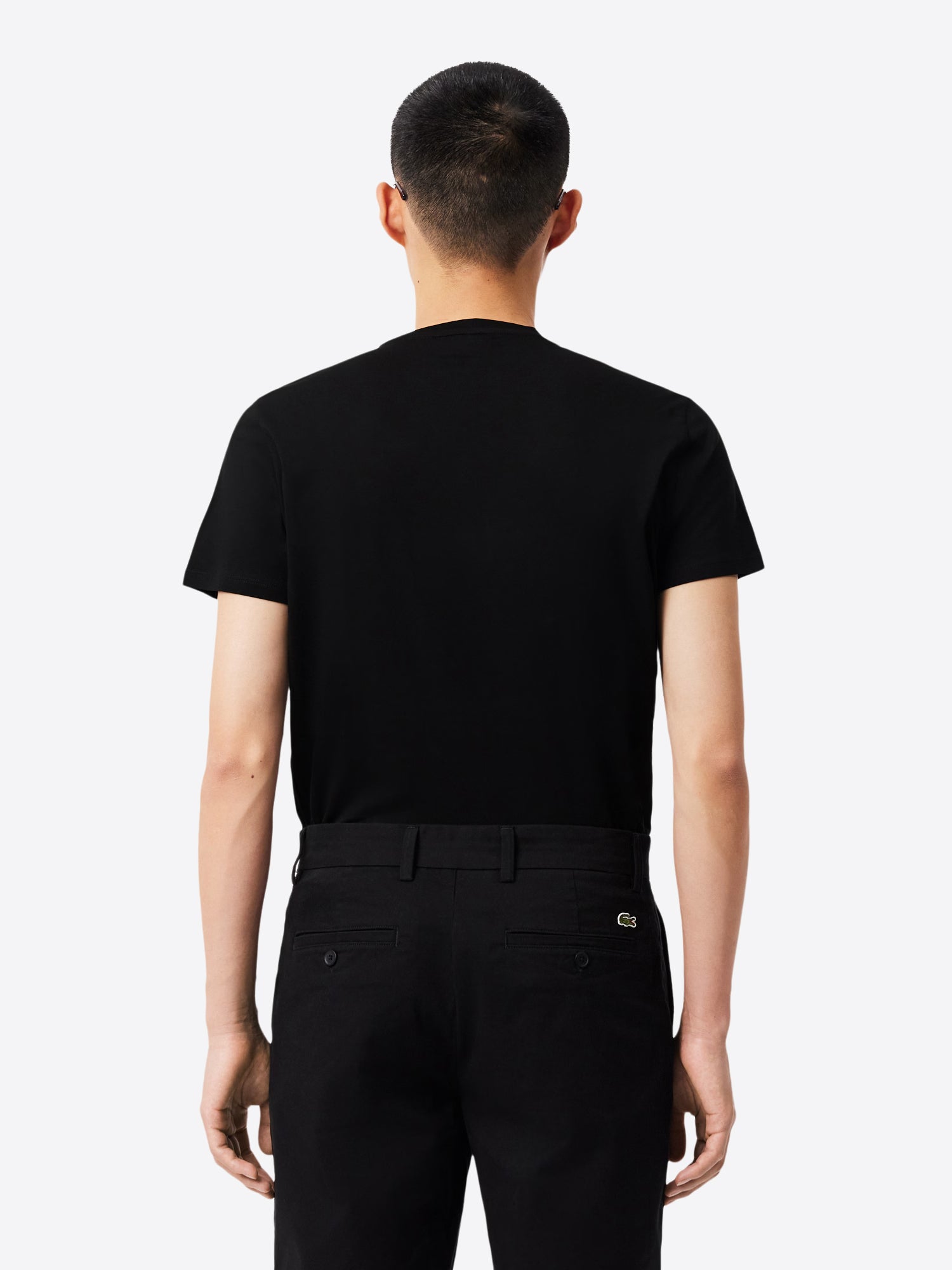 T-shirt LACOSTE da Uomo - nero TH6709031 NERO
