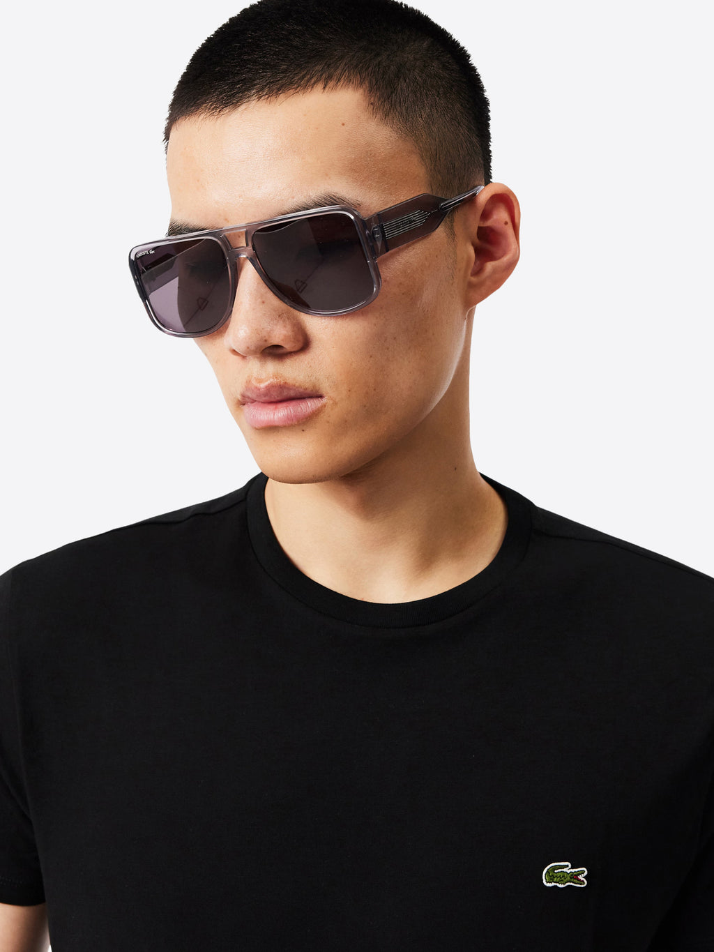 T-shirt LACOSTE da Uomo - nero TH6709031 NERO