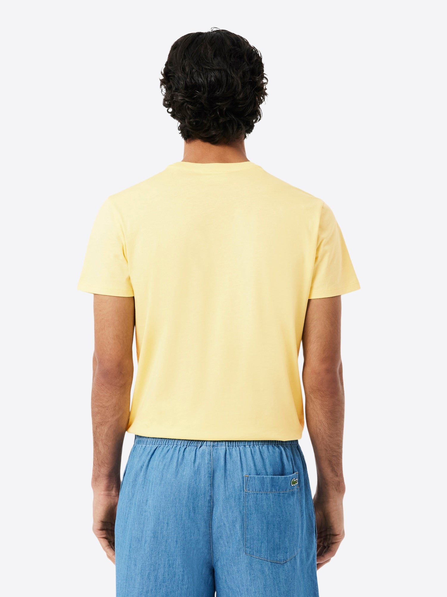 T-shirt LACOSTE da Uomo - giallo TH6709107 GIALLO