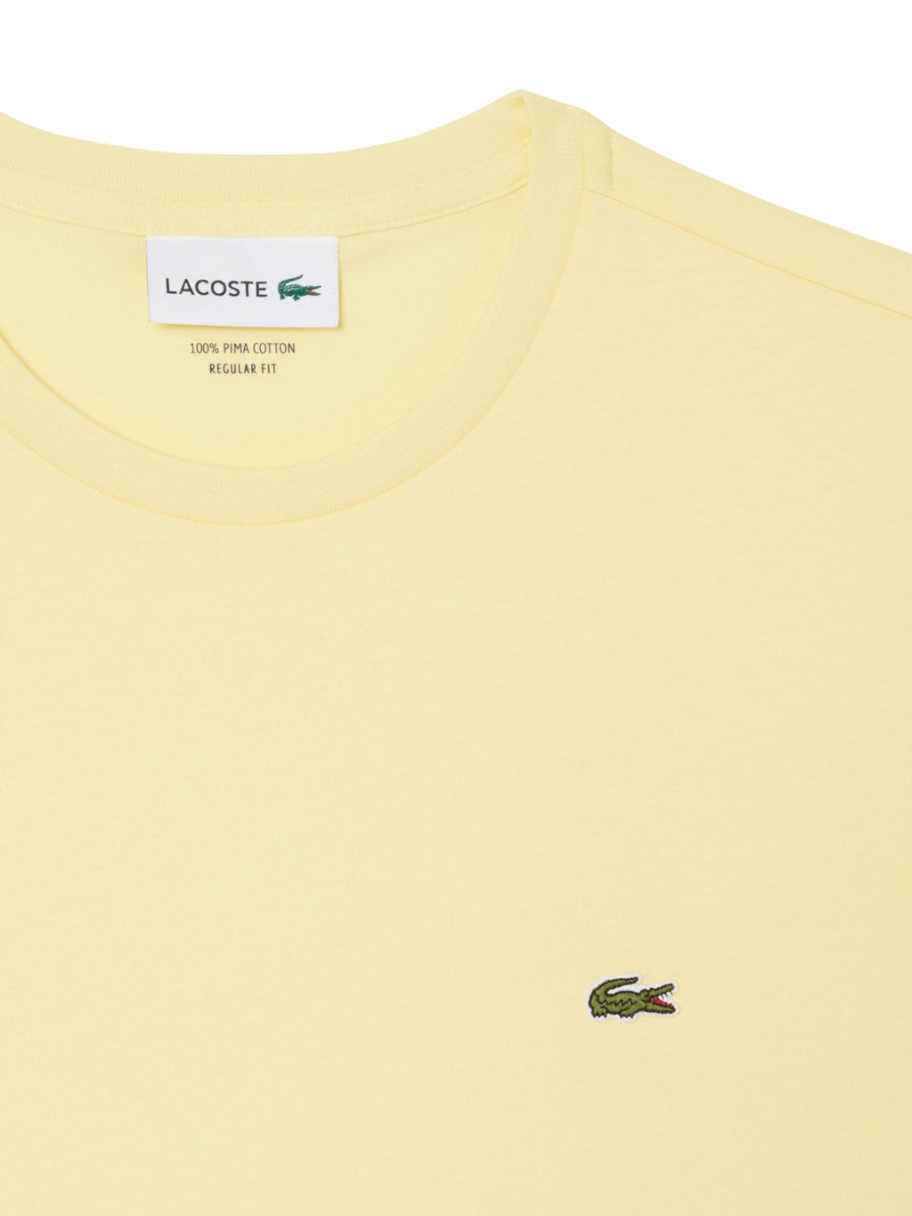 T-shirt LACOSTE da Uomo - giallo TH6709107 GIALLO